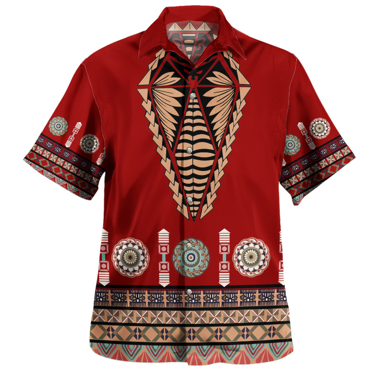 Tonga Combo Dress And Shirt Ngatu Design Fabric Style