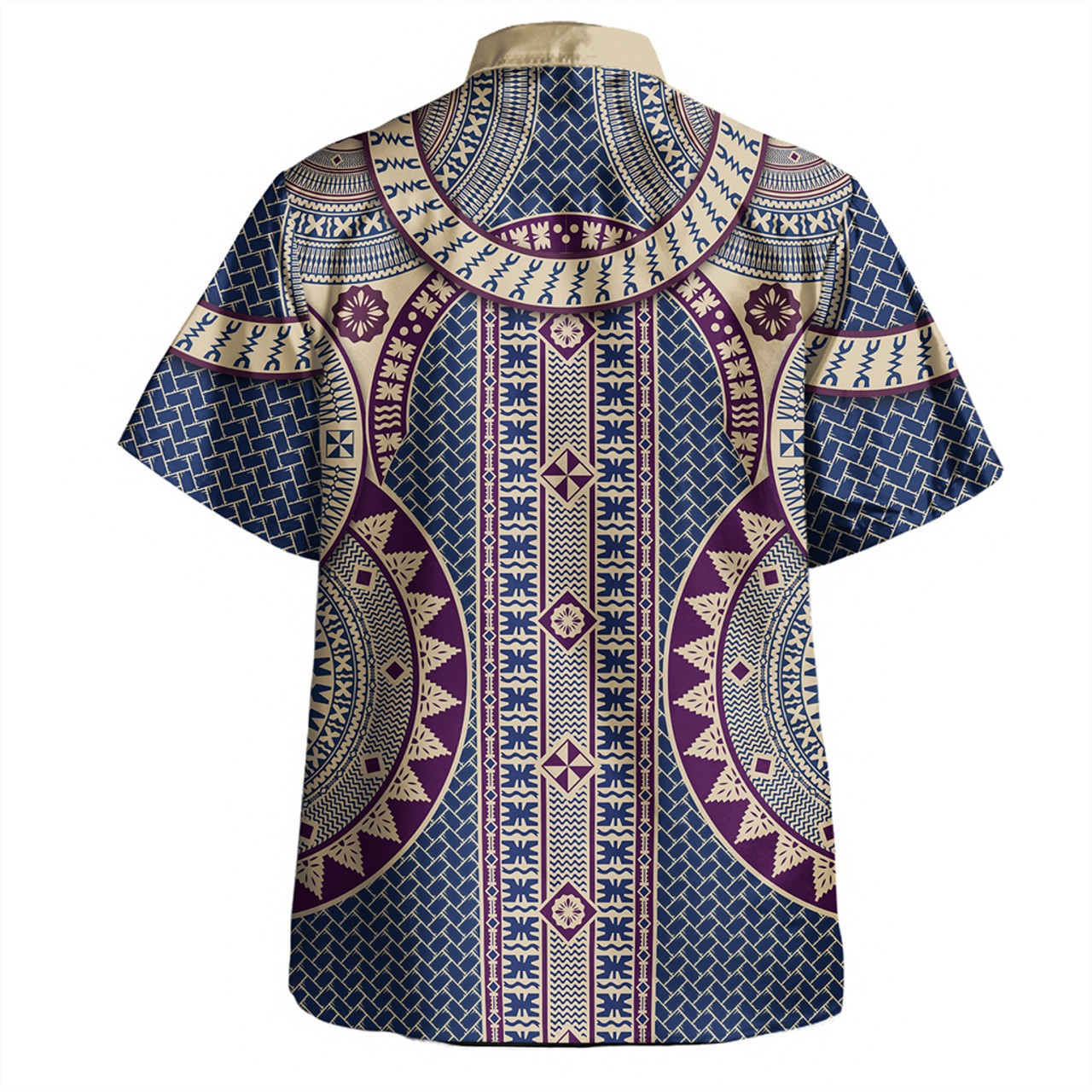 Fiji Combo Dress And Shirt Bula Pattern Circle