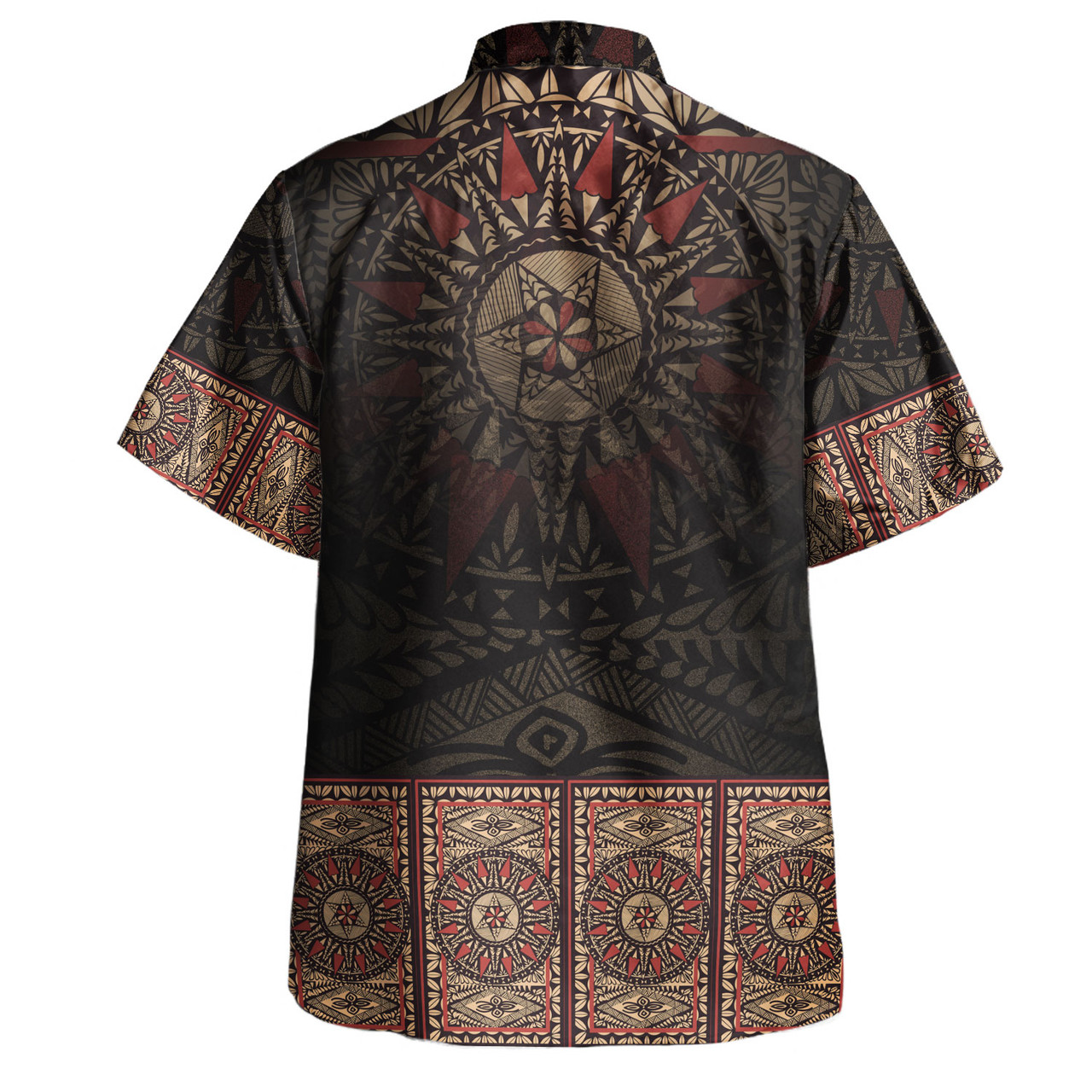 Fiji Hawaiian Shirt Fijian Masi Tapa Patterns