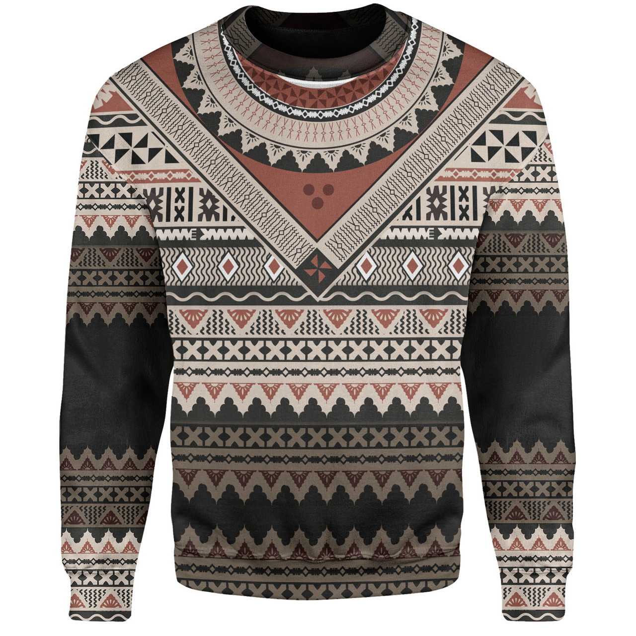 Fiji Sweatshirt Fiji Traditional Culture - Tapa Cloth