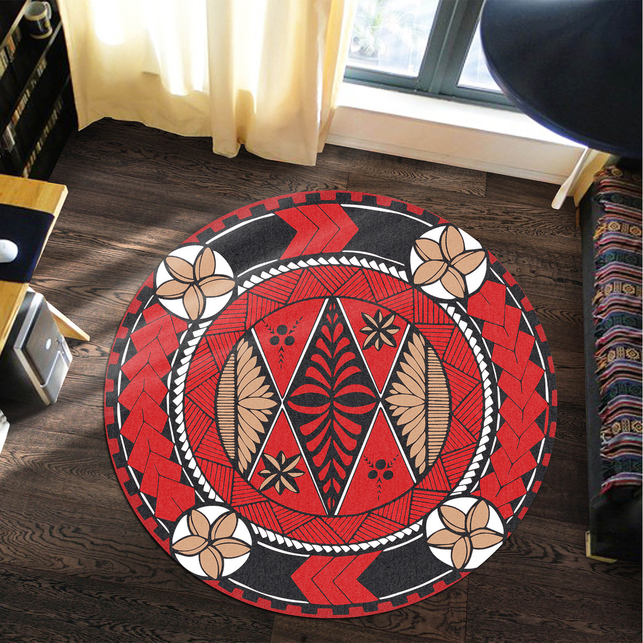 Tonga Round Rugs Circle Design