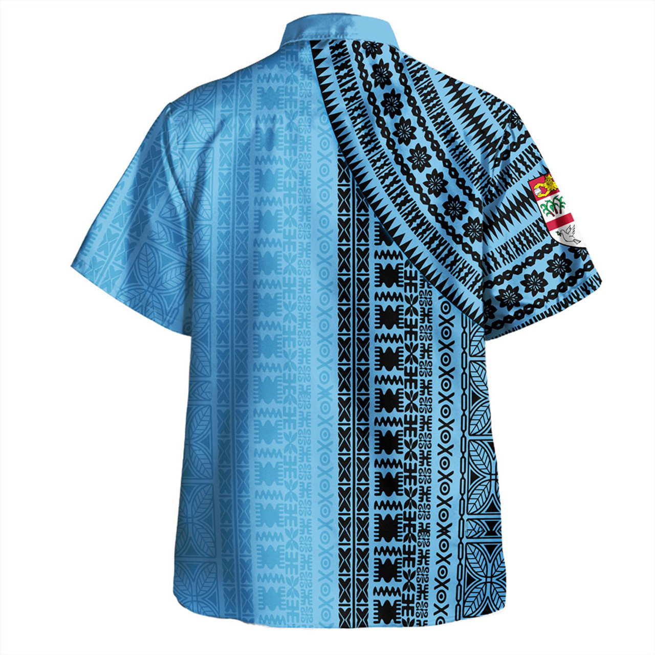 Fiji Hawaiian Shirt Bula Pattern Half Concept