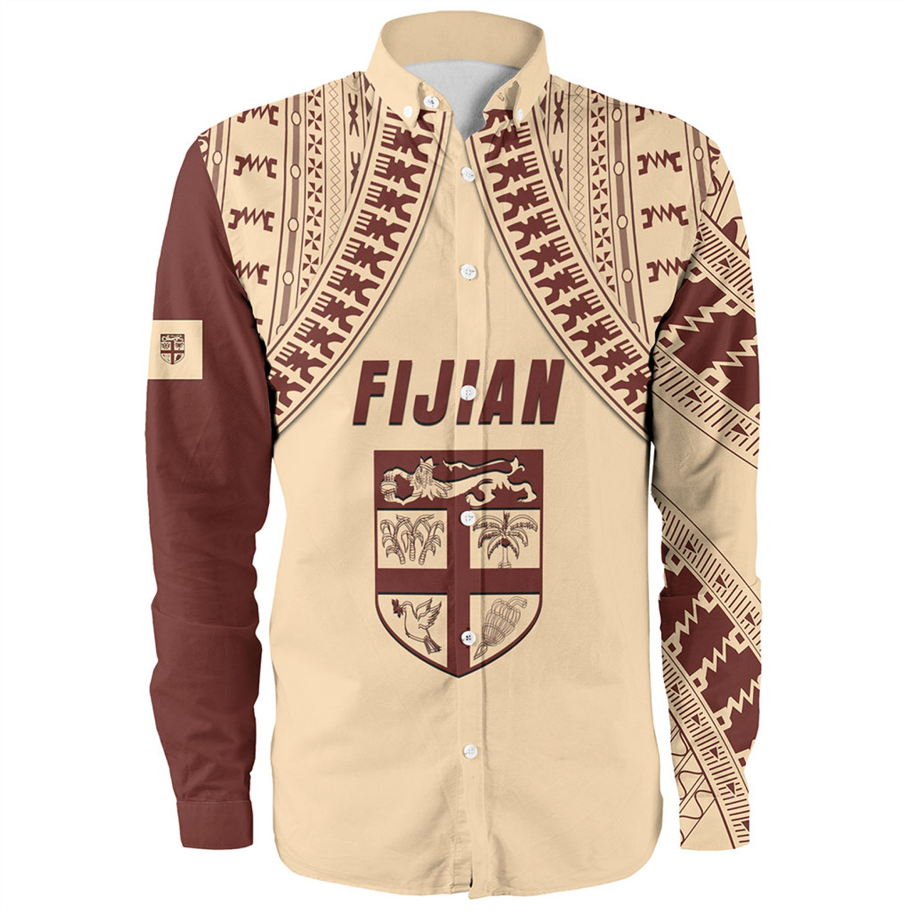 Fiji Long Sleeve Shirt Bula Design Style