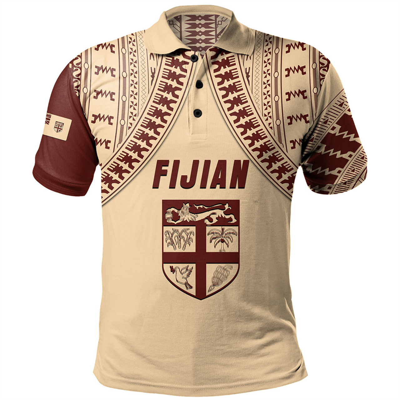 Fiji Polo Shirt Bula Design Style