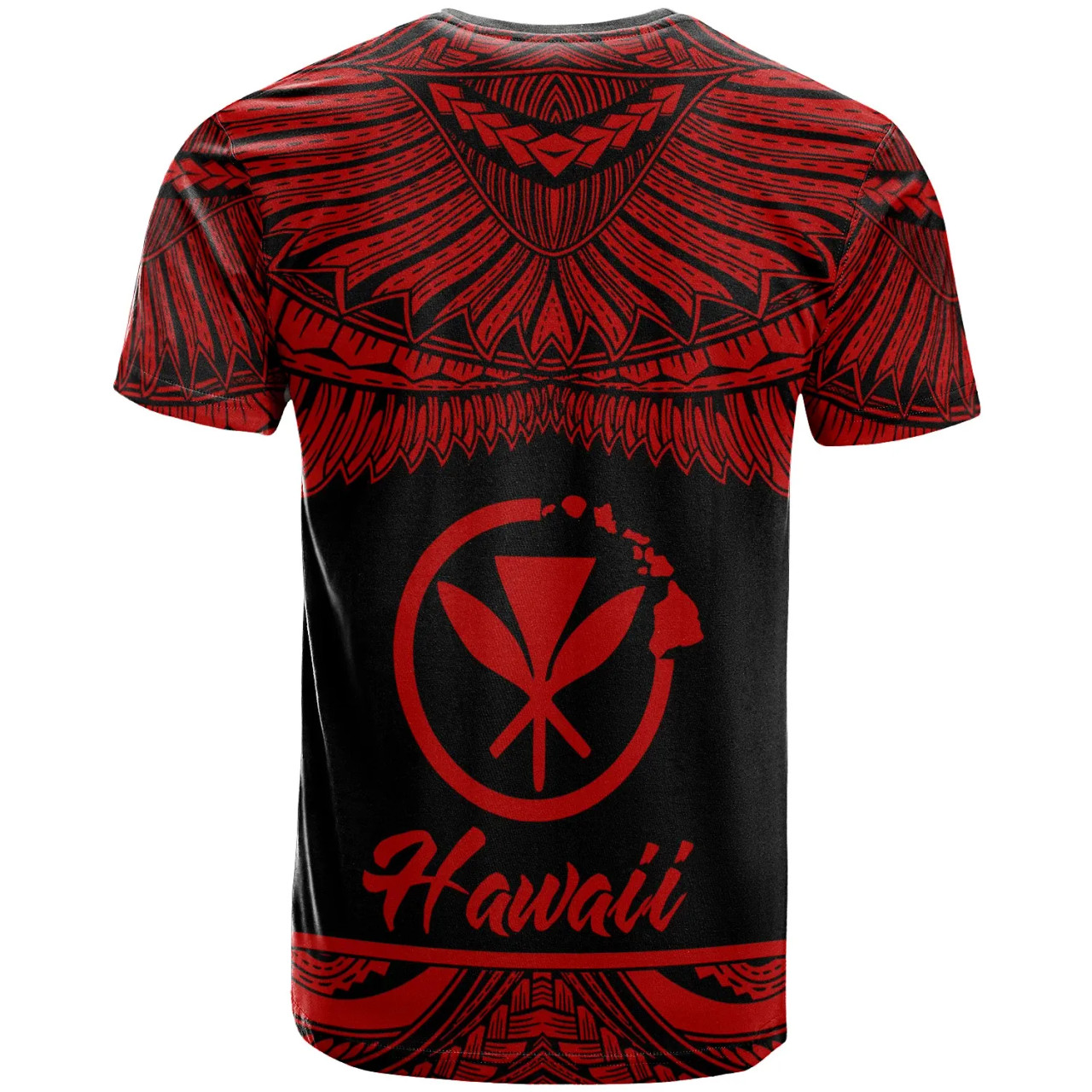 Hawaii Polynesian Custom Personalised T-Shirt - Hawaiian Pride Red Version 2