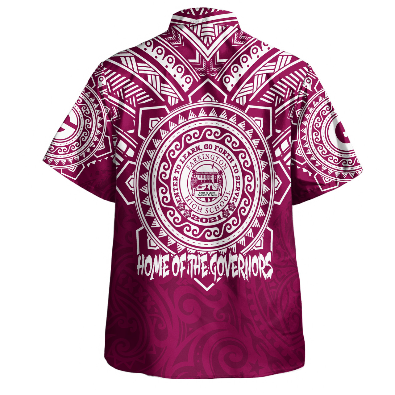 Hawaii Hawaiian Shirt Custom Farrington High School Home Of The Governors Tribal Style