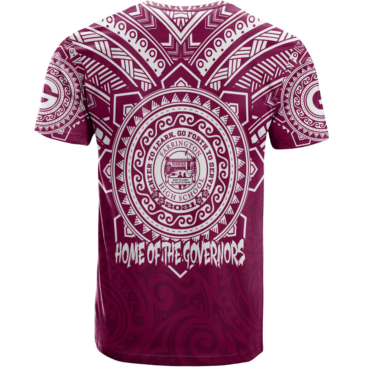 Hawaii T-Shirt Custom Farrington High School Home Of The Governors Tribal Style