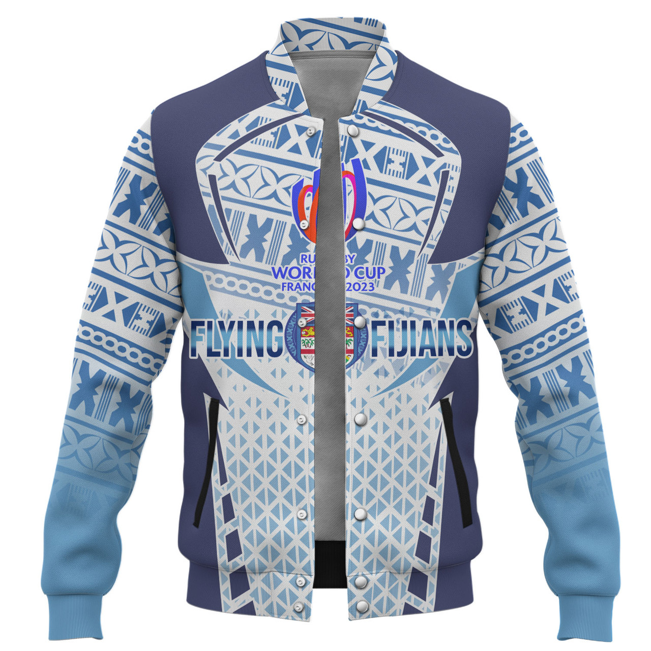 Fiji Baseball Jacket Flying Fijians Rugby Cup