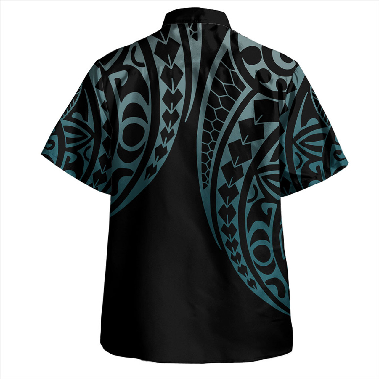 Tokelau Combo Dress And Shirt Kakau Style Turquoise
