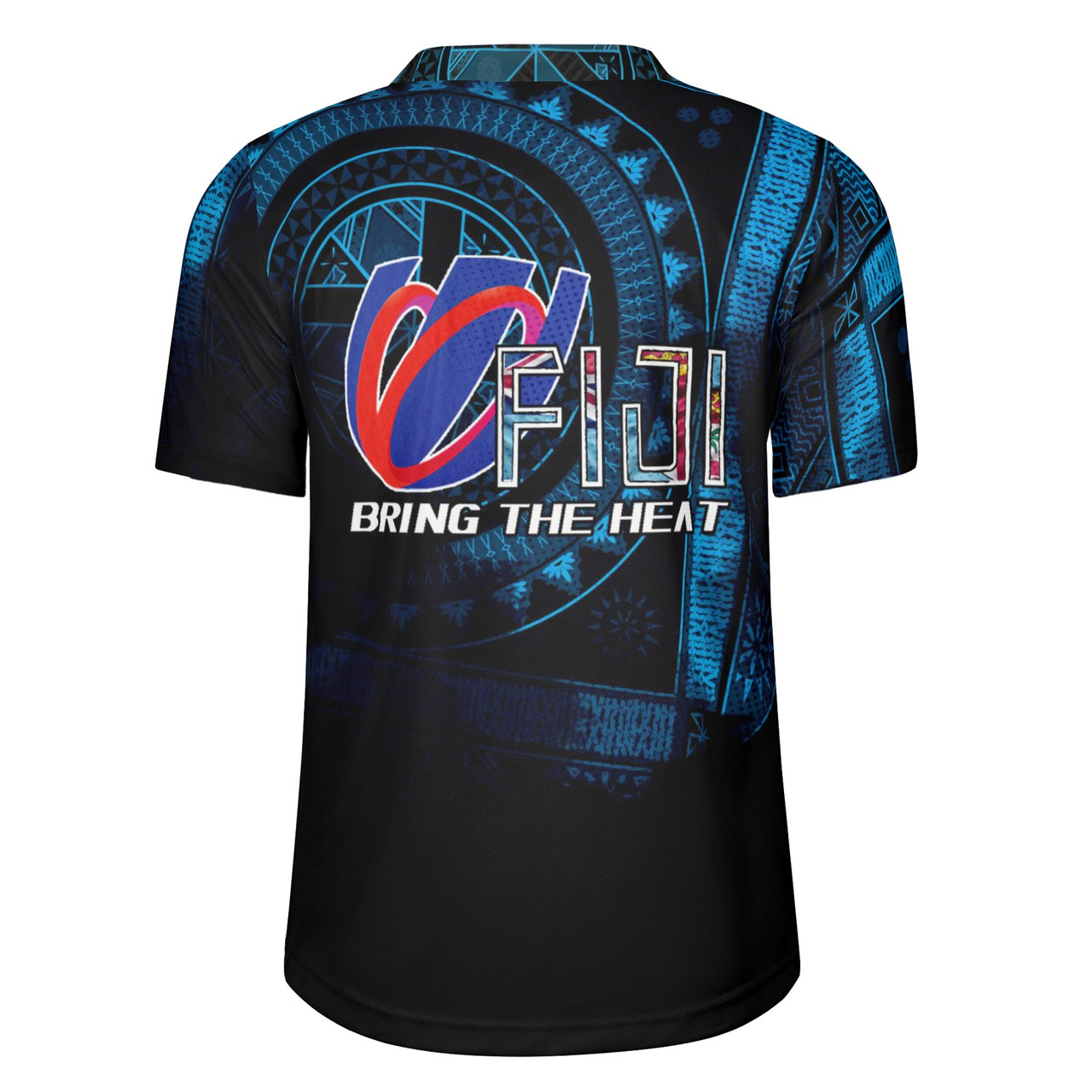 Fiji Bring The Heat Rugby Cup Men's All Over Printing Rugby Jerse