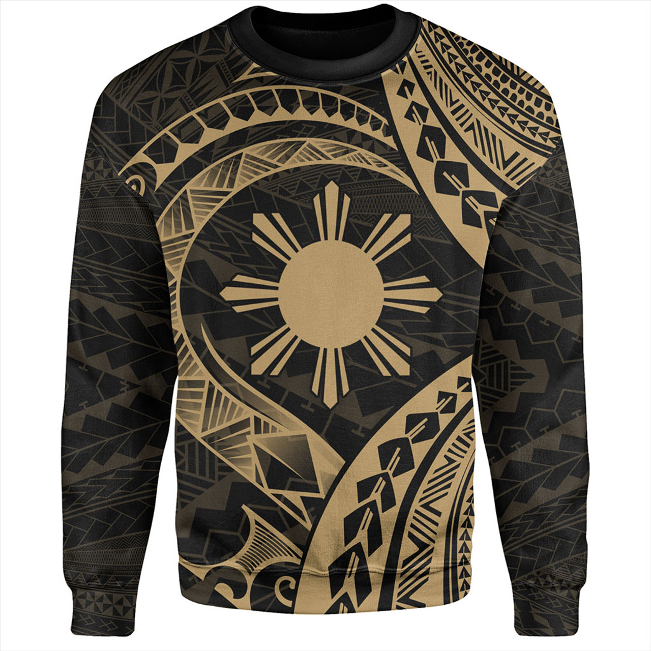 Philippines Filipinos Sweatshirt Tribal Design Tattoo