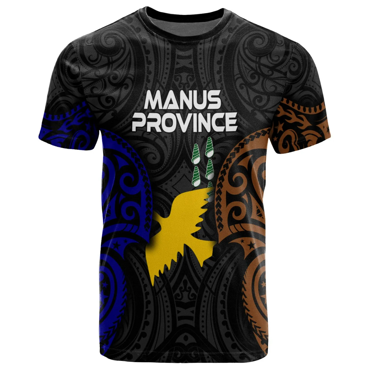Papua New Guinea Manus Province Polynesian T-Shirt - Spirit Version 1