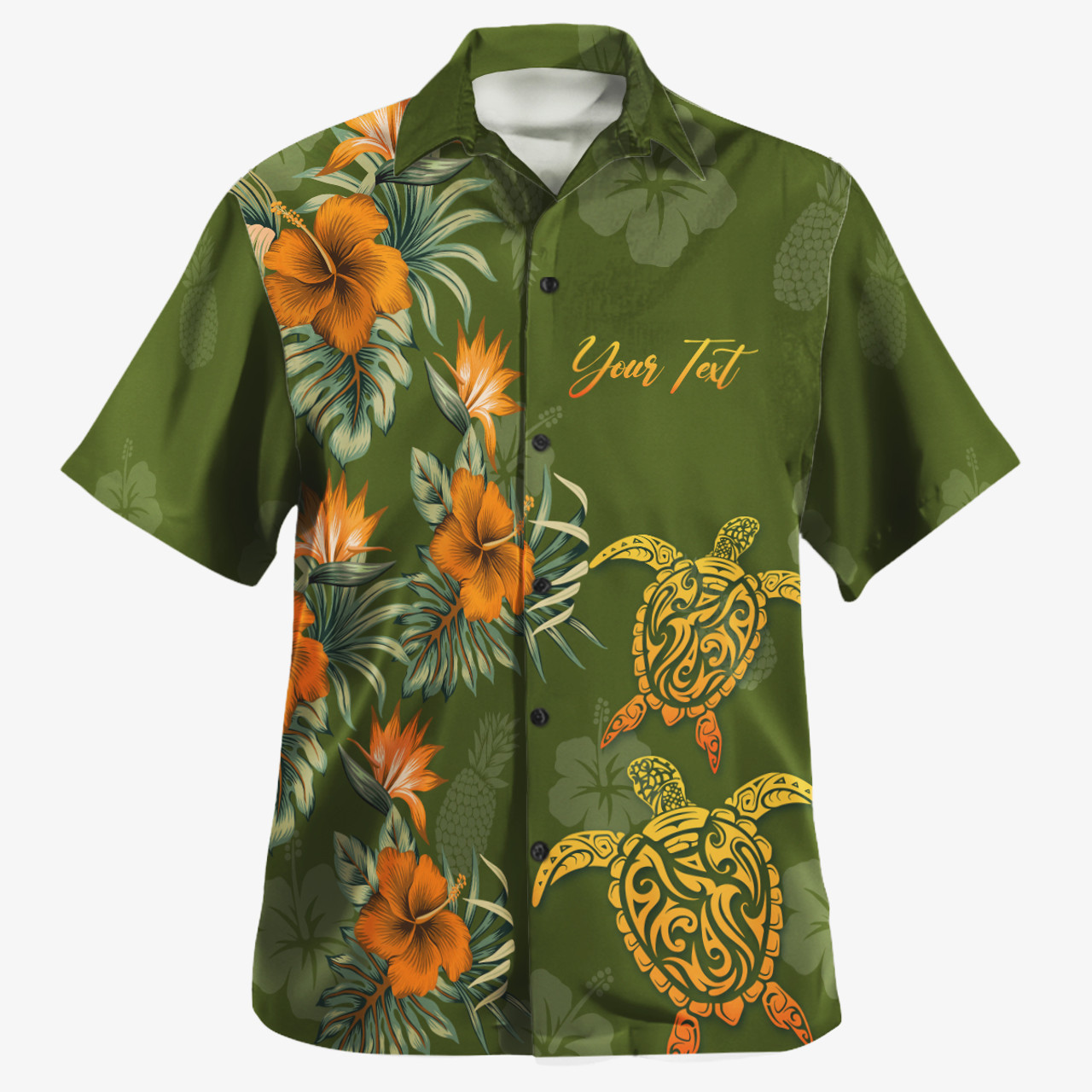 Polynesian Custom Personalised Hawaiian Shirt Polynesian Tropical Summer