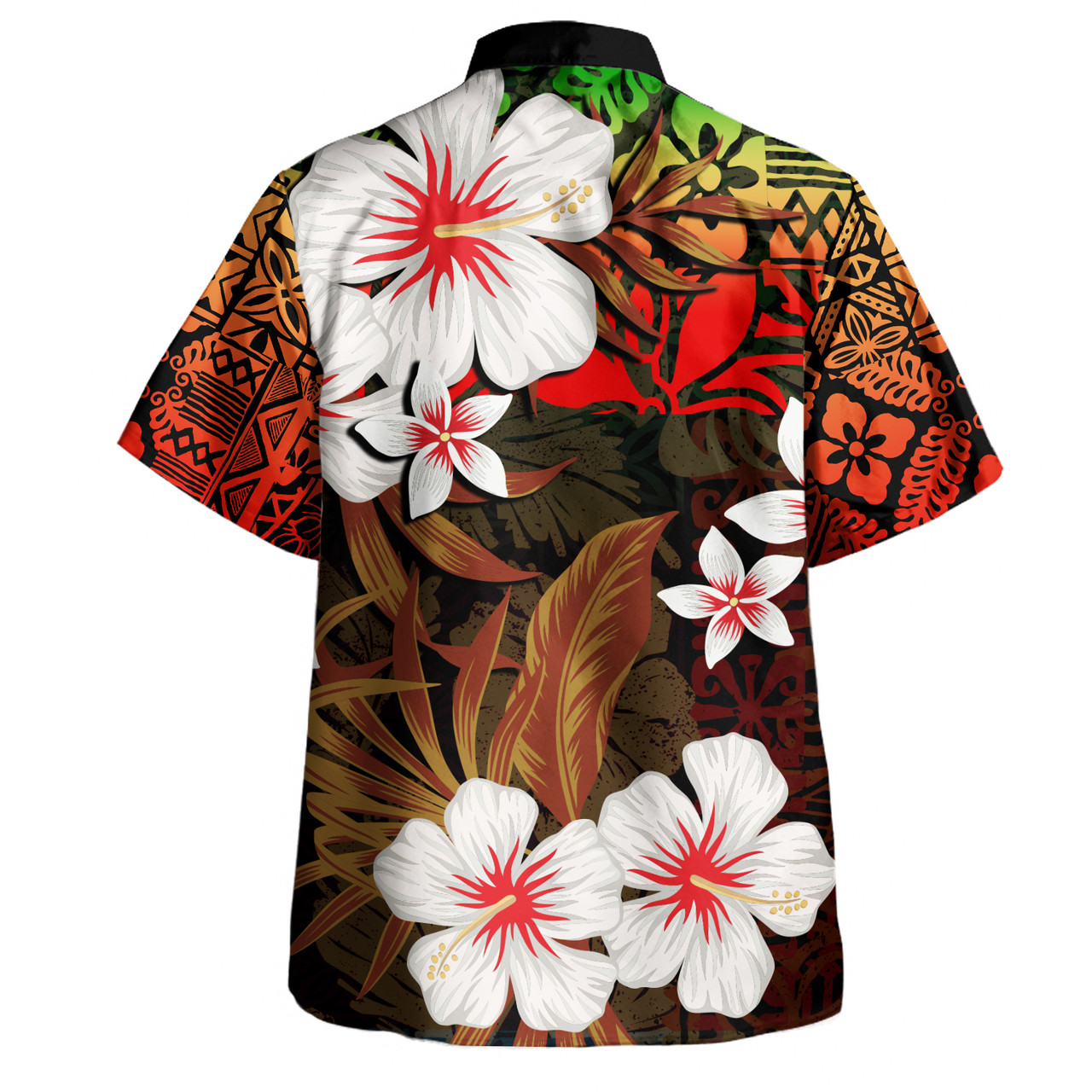 Hawaii Combo Short Sleeve Dress And Shirt Turtle Tropical Style Reggae