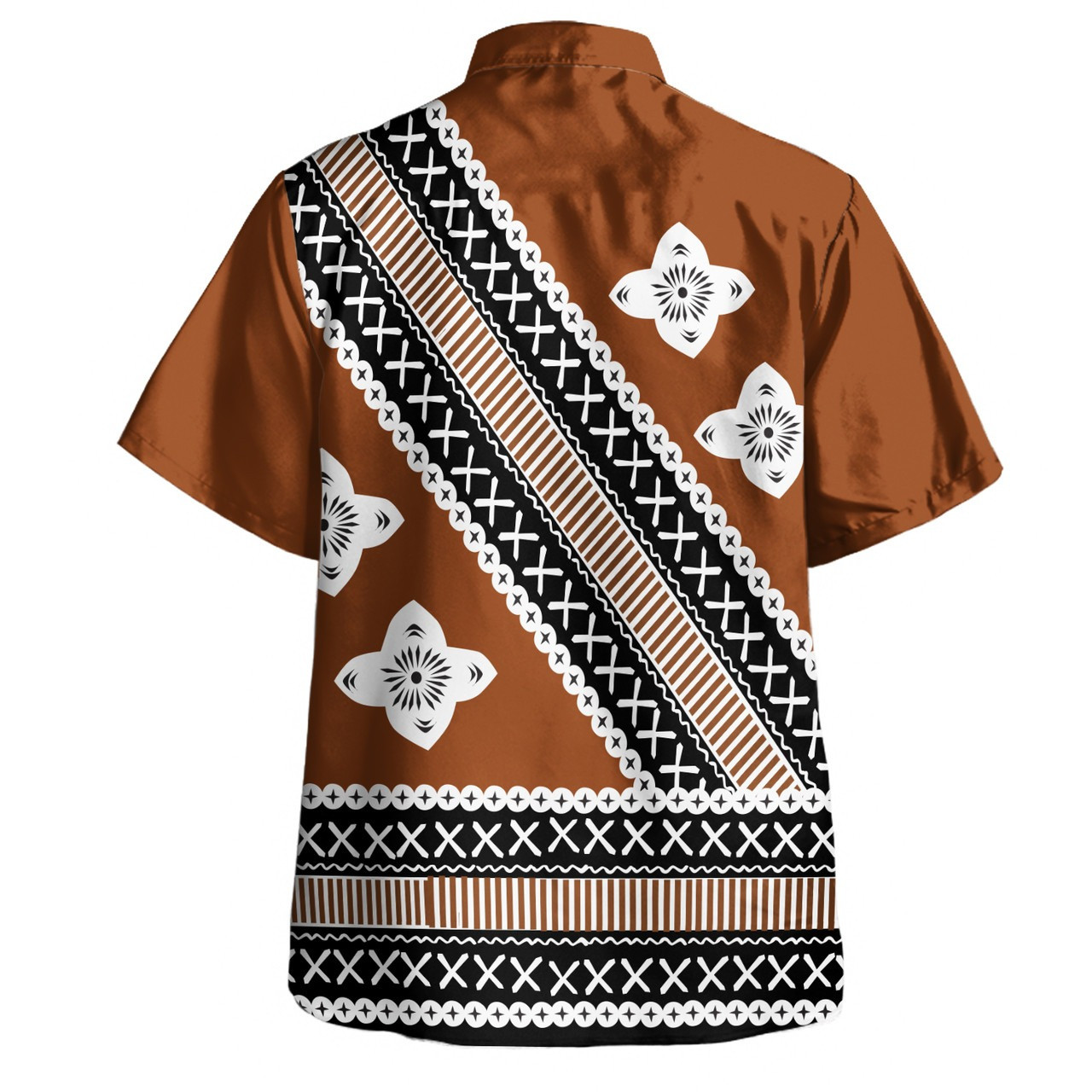 Fiji Combo Short Sleeve Dress And Shirt Tapa Clothes