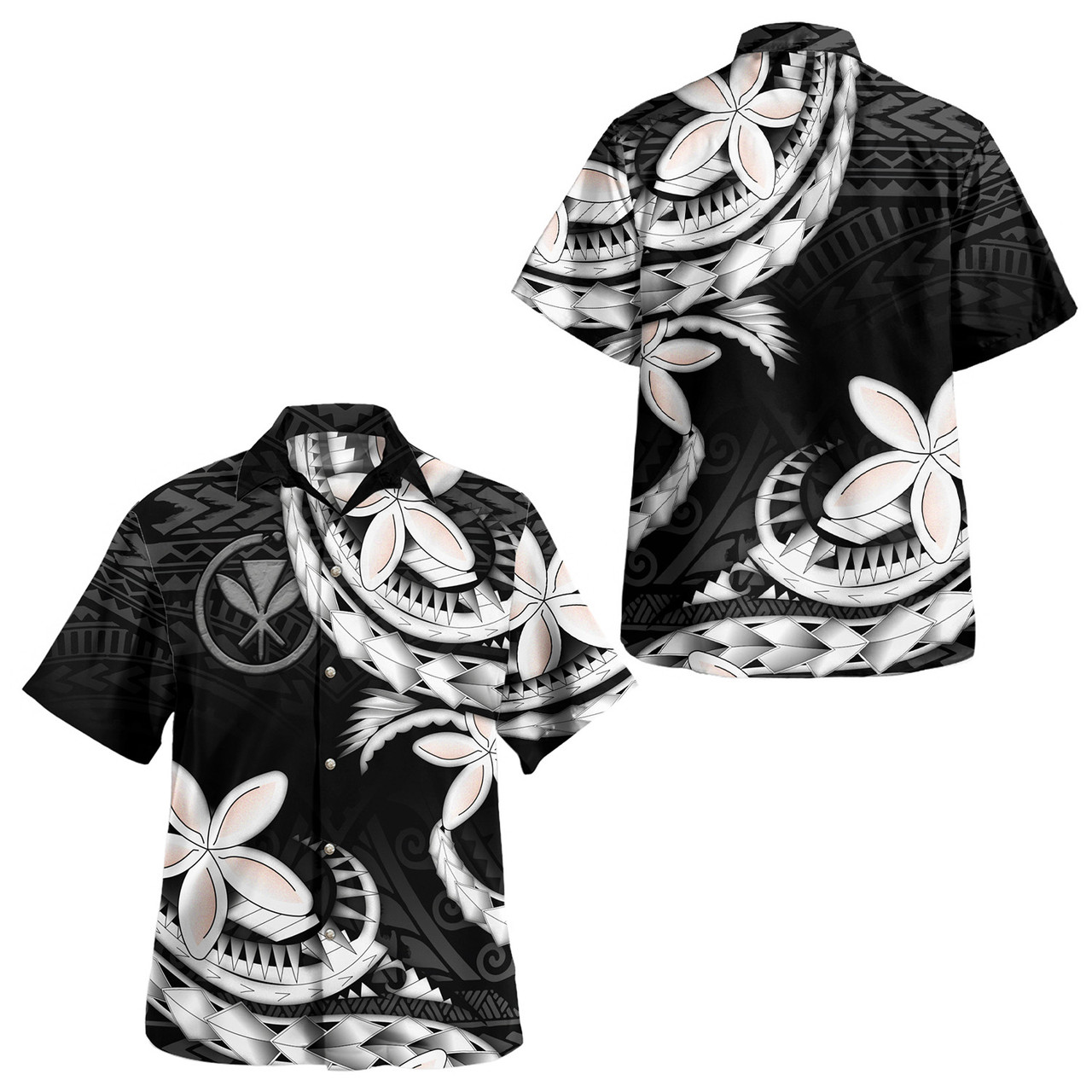 Hawaii Kanaka Maoli Combo Puletasi And Shirt Polynesian Patterns Plumeria Flowers Special Style