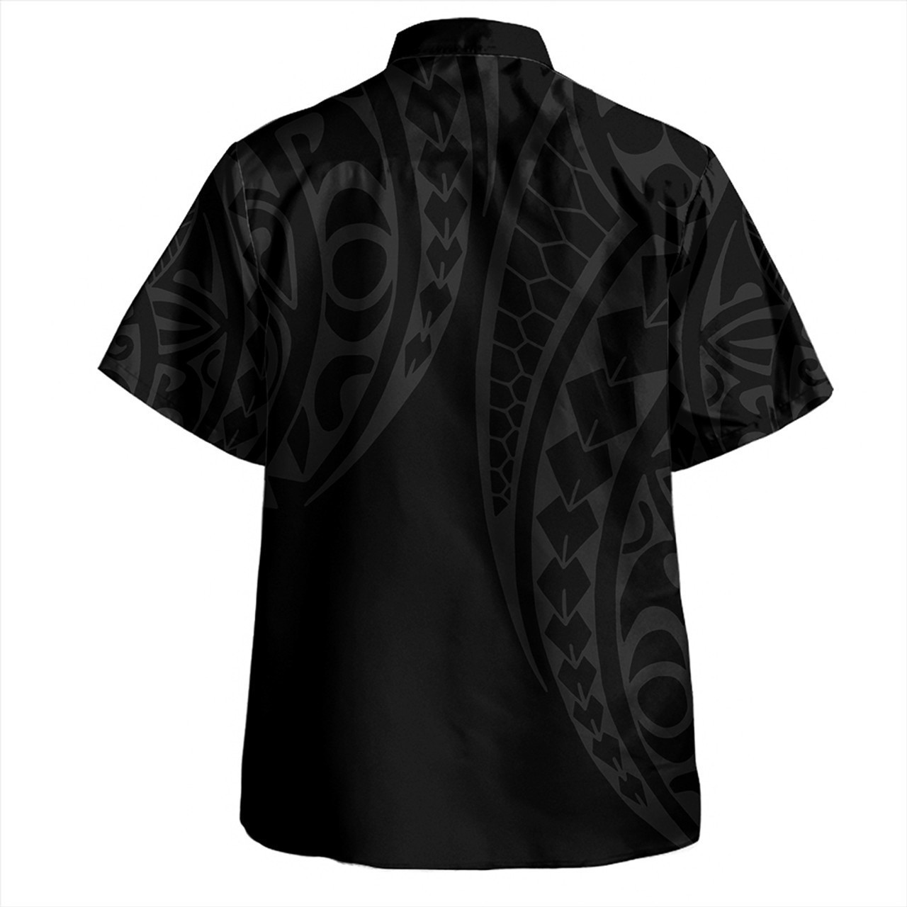 Federated States Of Micronesia Combo Puletasi And Shirt Kakau Style Grey