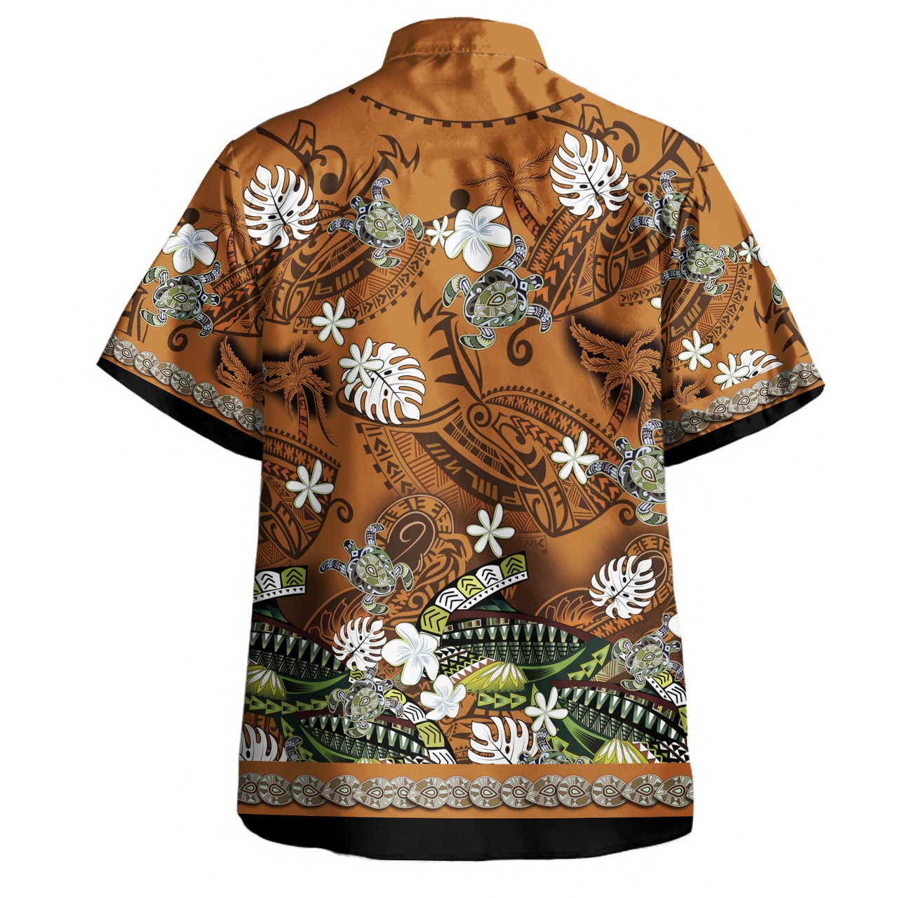 Hawaii Combo Short Sleeve Dress And Shirt Polynesia Floral And Tribal Islands