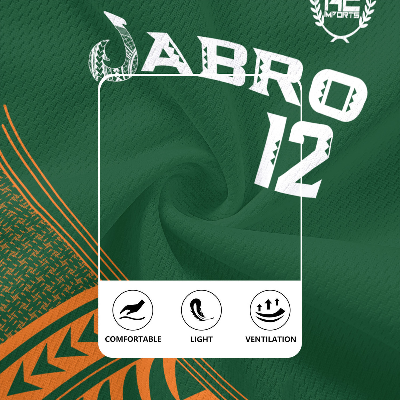 Jabro Custom  Rugby Jersey (Green color)