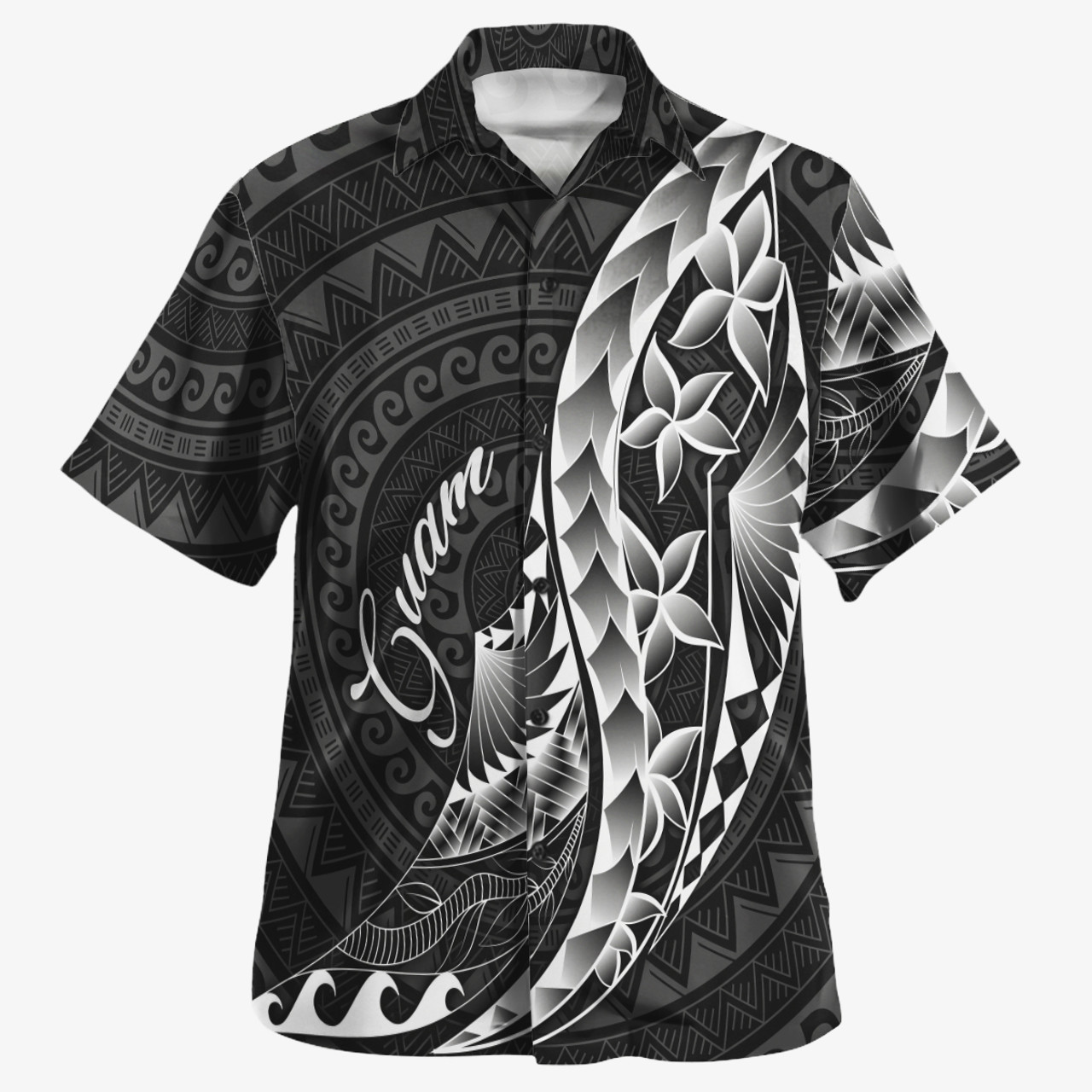 Guam Custom Personalised Hawaiian Shirt Polynesian Pattern Style1