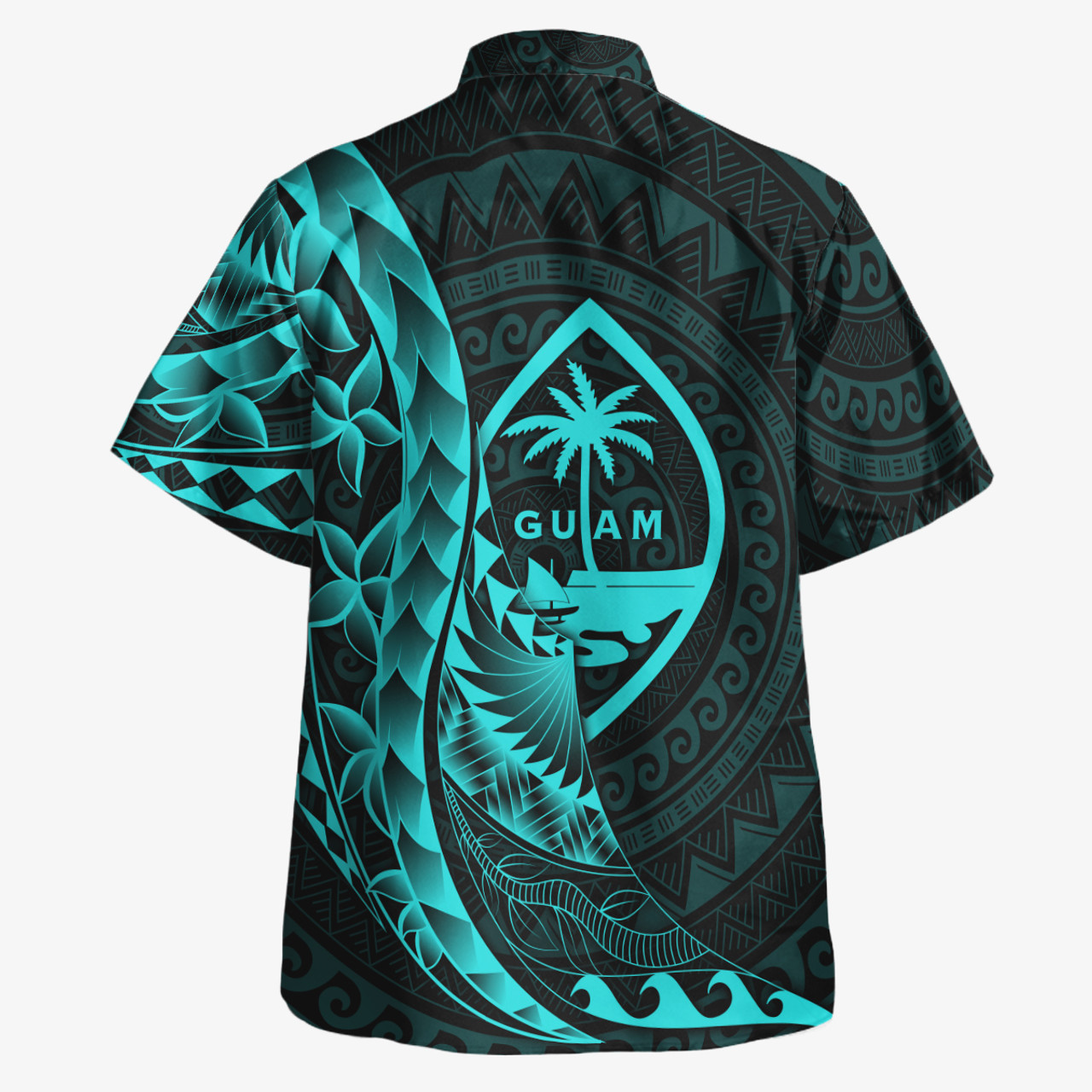 Guam Custom Personalised Hawaiian Shirt Polynesian Pattern Style