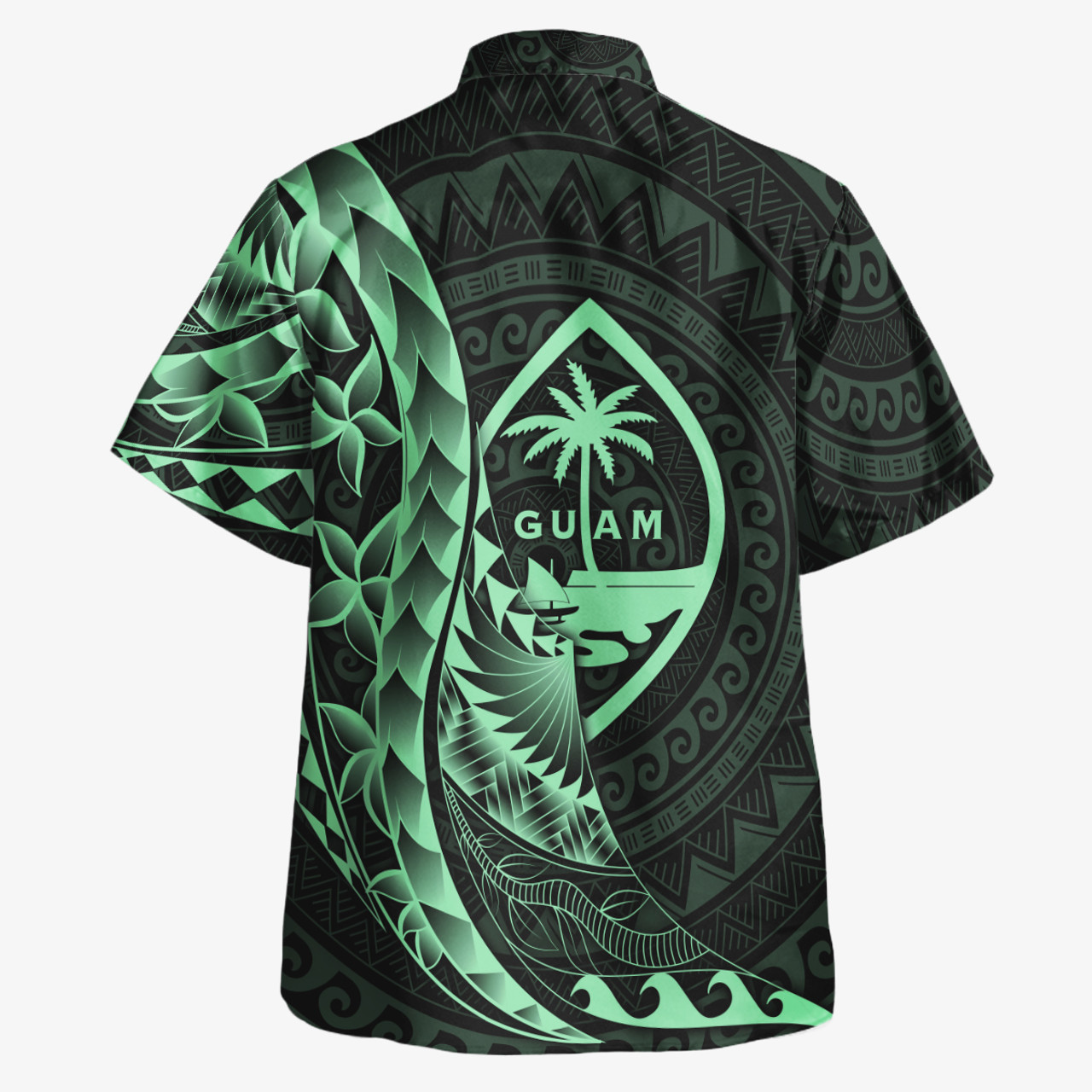 Guam Custom Personalised Hawaiian Shirt Polynesian Pattern Style
