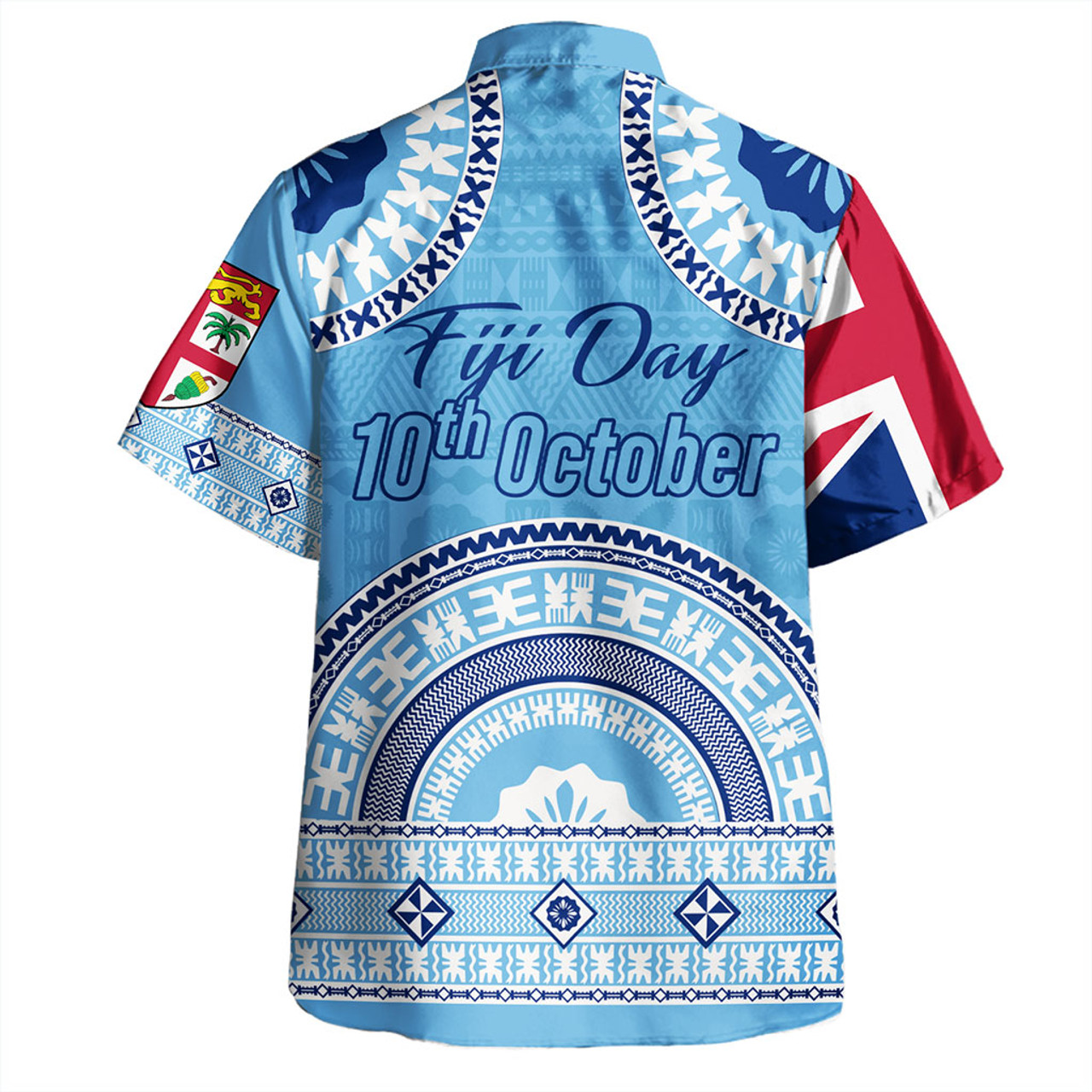 Fiji Hawaiian Shirt Happy Fiji Day Bula Pattern