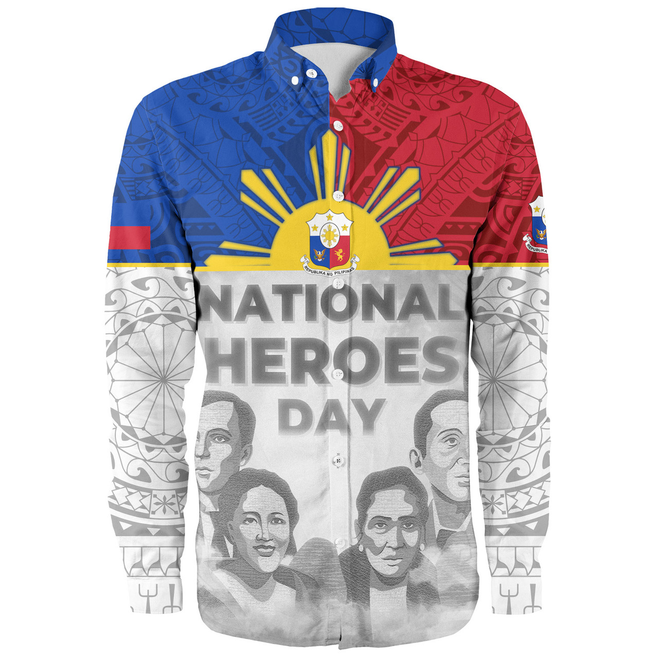 Philippines Filipinos Long Sleeve Shirt National Heroes Day