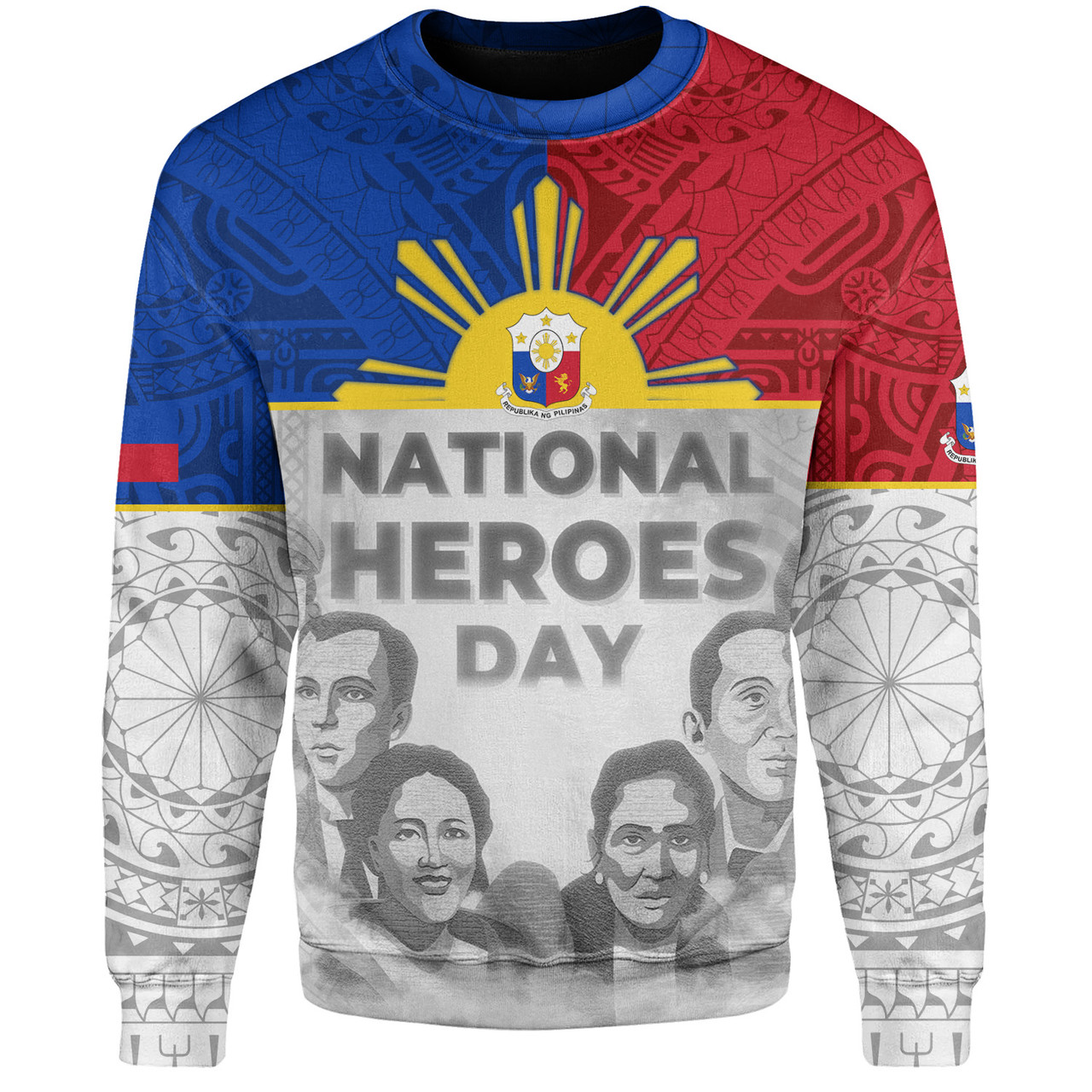 Philippines Filipinos Sweatshirt National Heroes Day