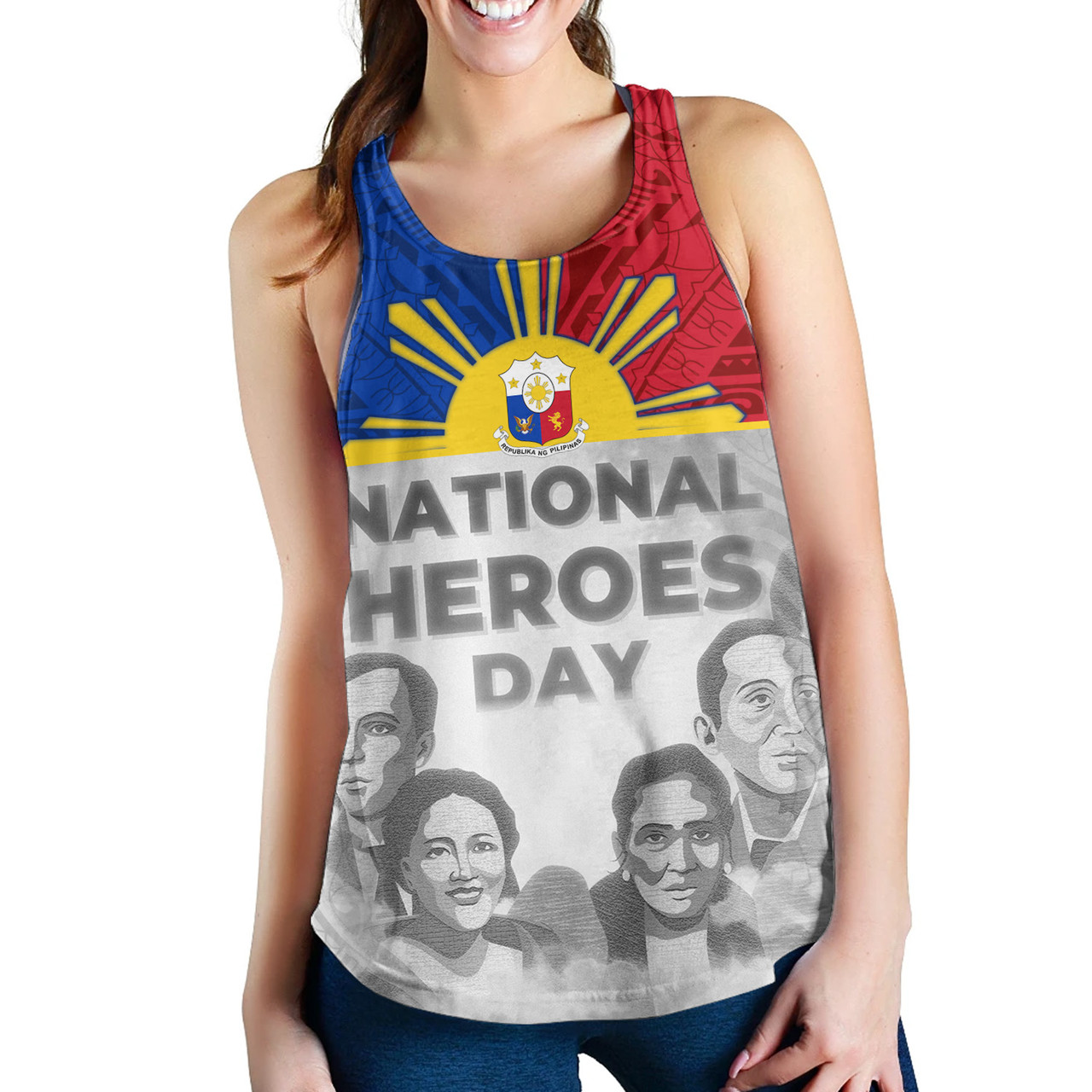 Philippines Filipinos Women Tank National Heroes Day