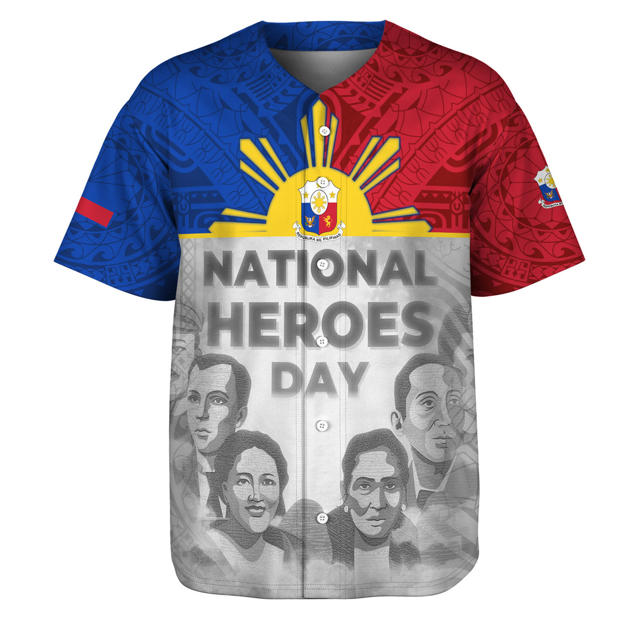 Philippines Filipinos Baseball Shirt National Heroes Day