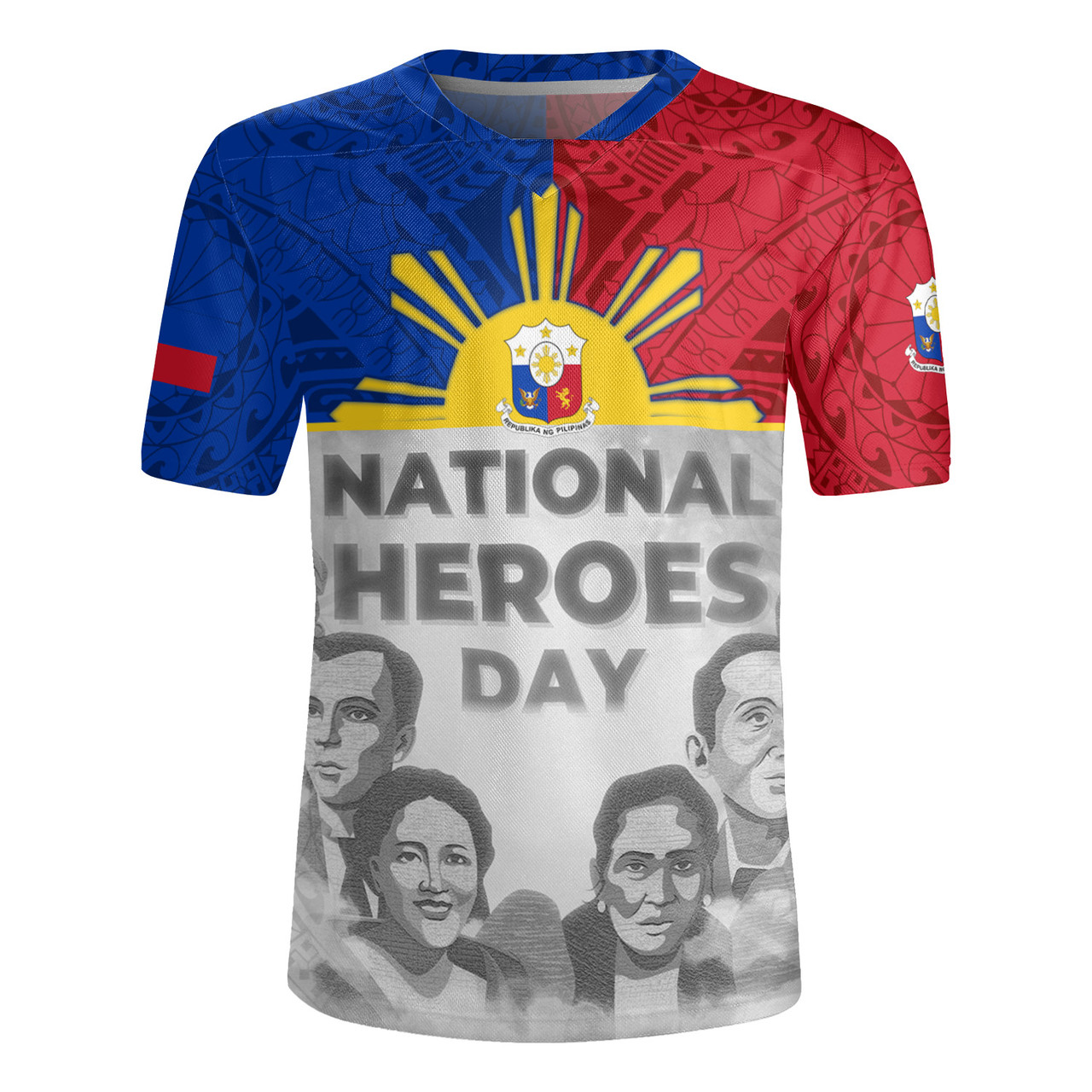 Philippines Filipinos Rugby Jersey National Heroes Day