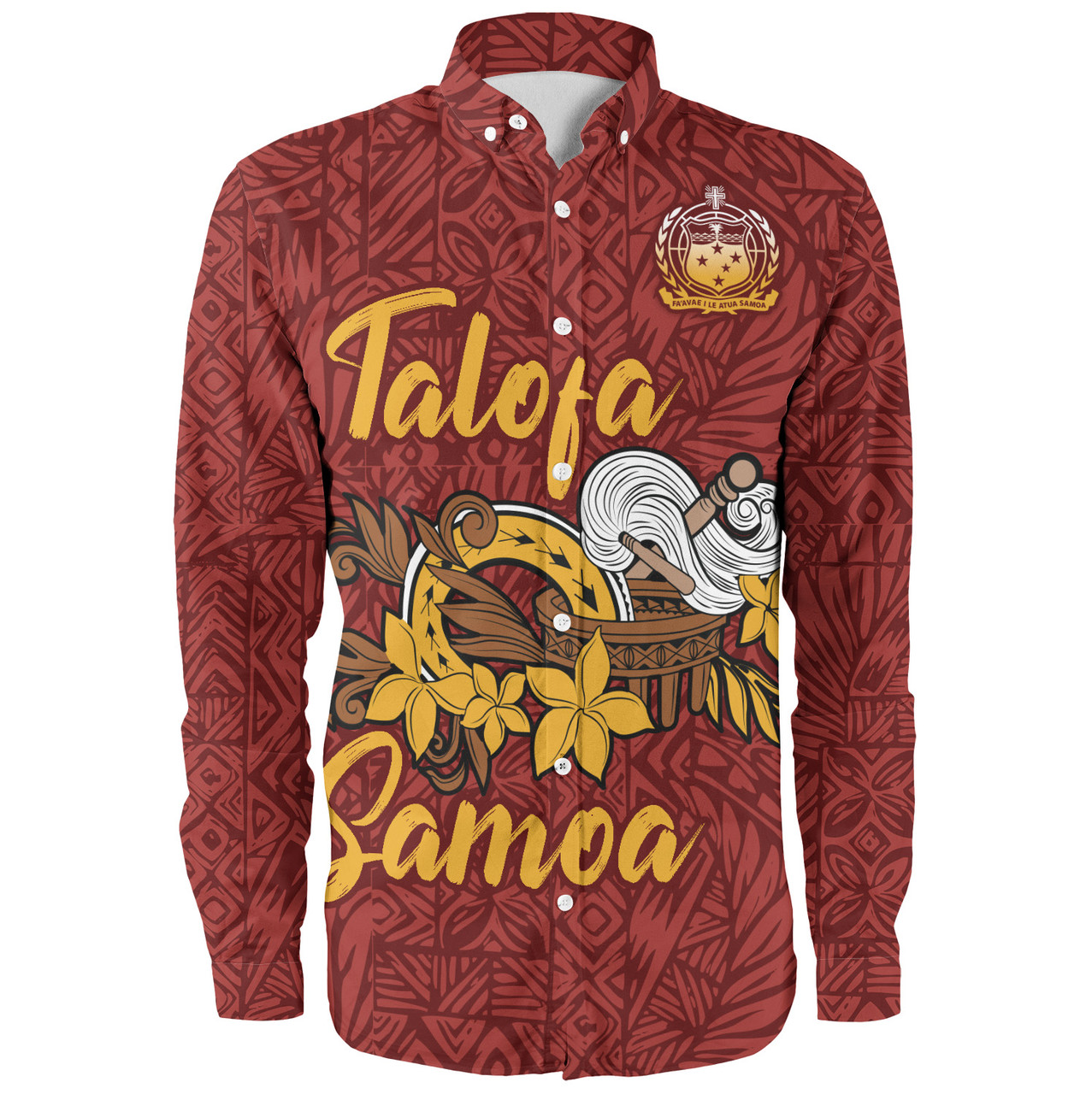 Samoa Long Sleeve Shirt Talofa Samoa Style