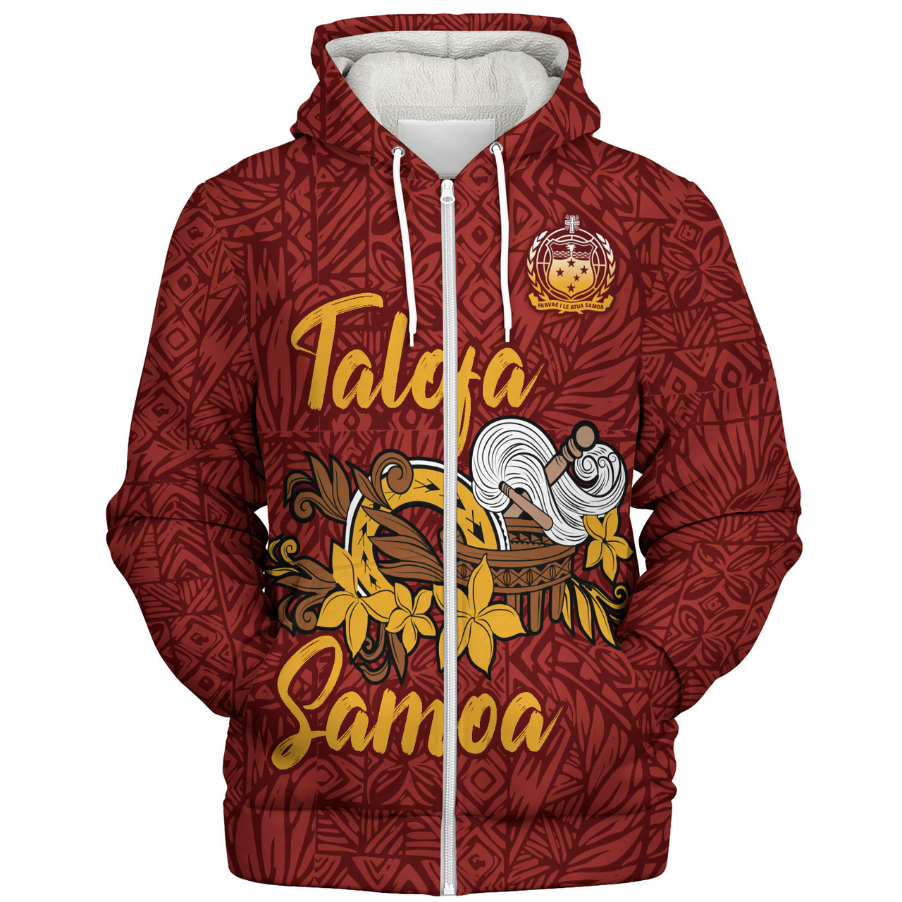 Samoa Sherpa Hoodie Talofa Samoa Style