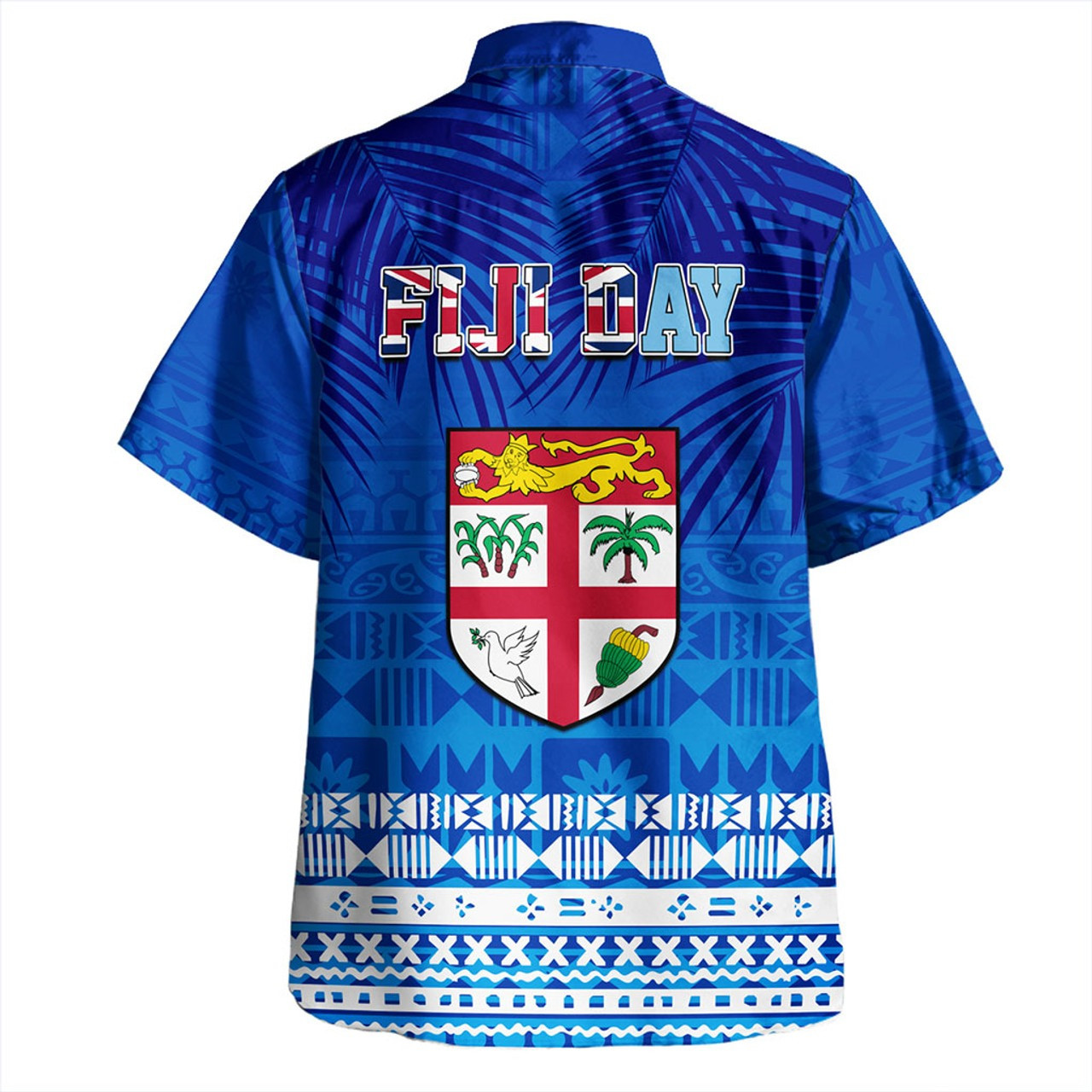 Fiji Combo Dress And Shirt Happy Fiji Day Celebration Tropical Leaf