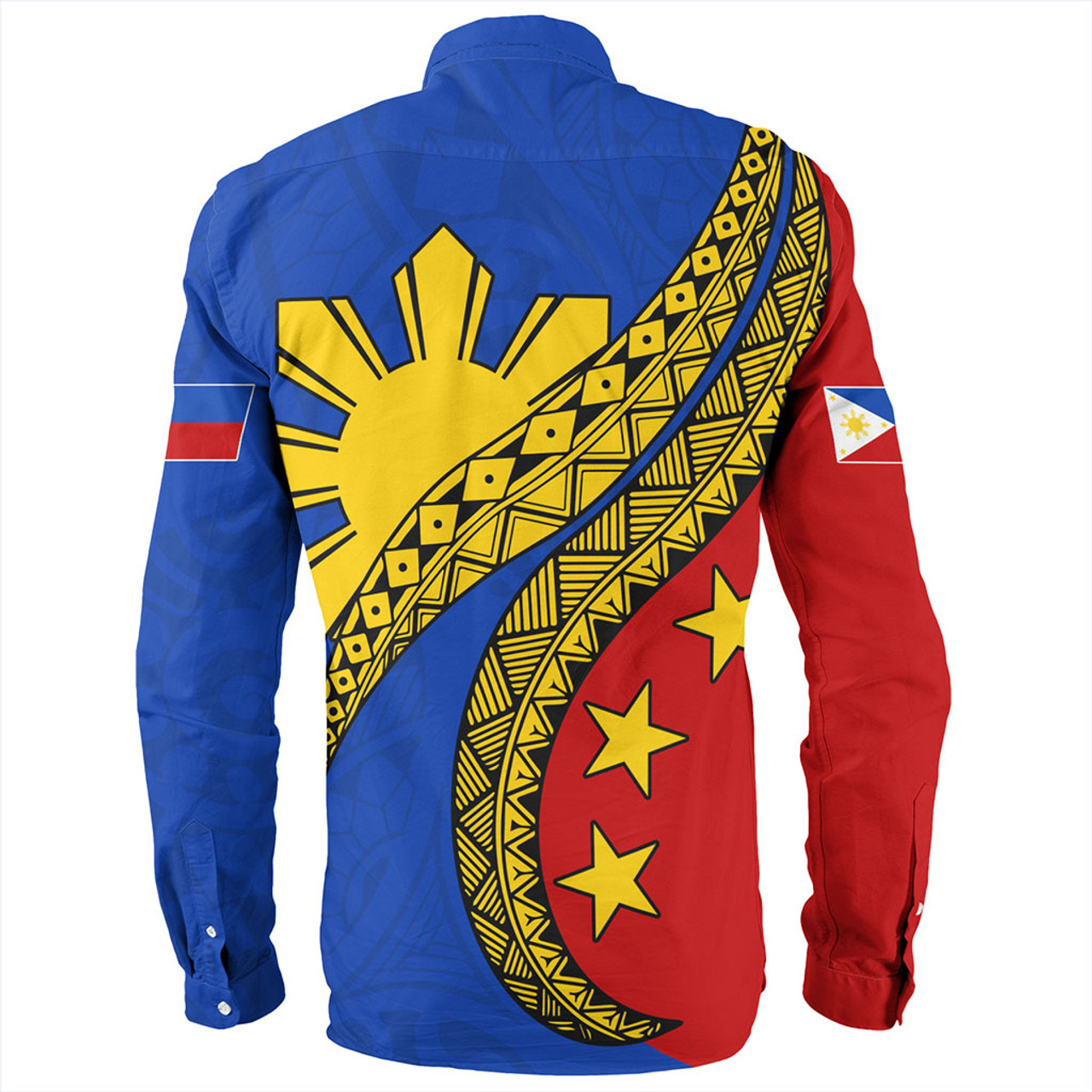 Philippines Filipinos Long Sleeve Shirt Filipinos Sun Tattoo Artist Flag