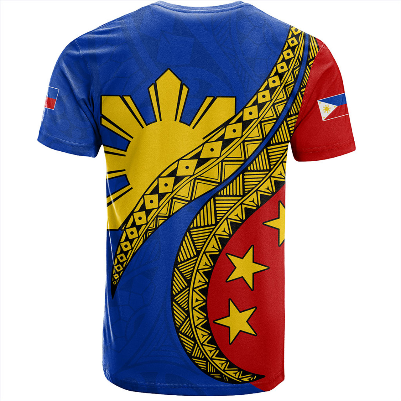 Philippines Filipinos T-Shirt Filipinos Sun Tattoo Artist Flag