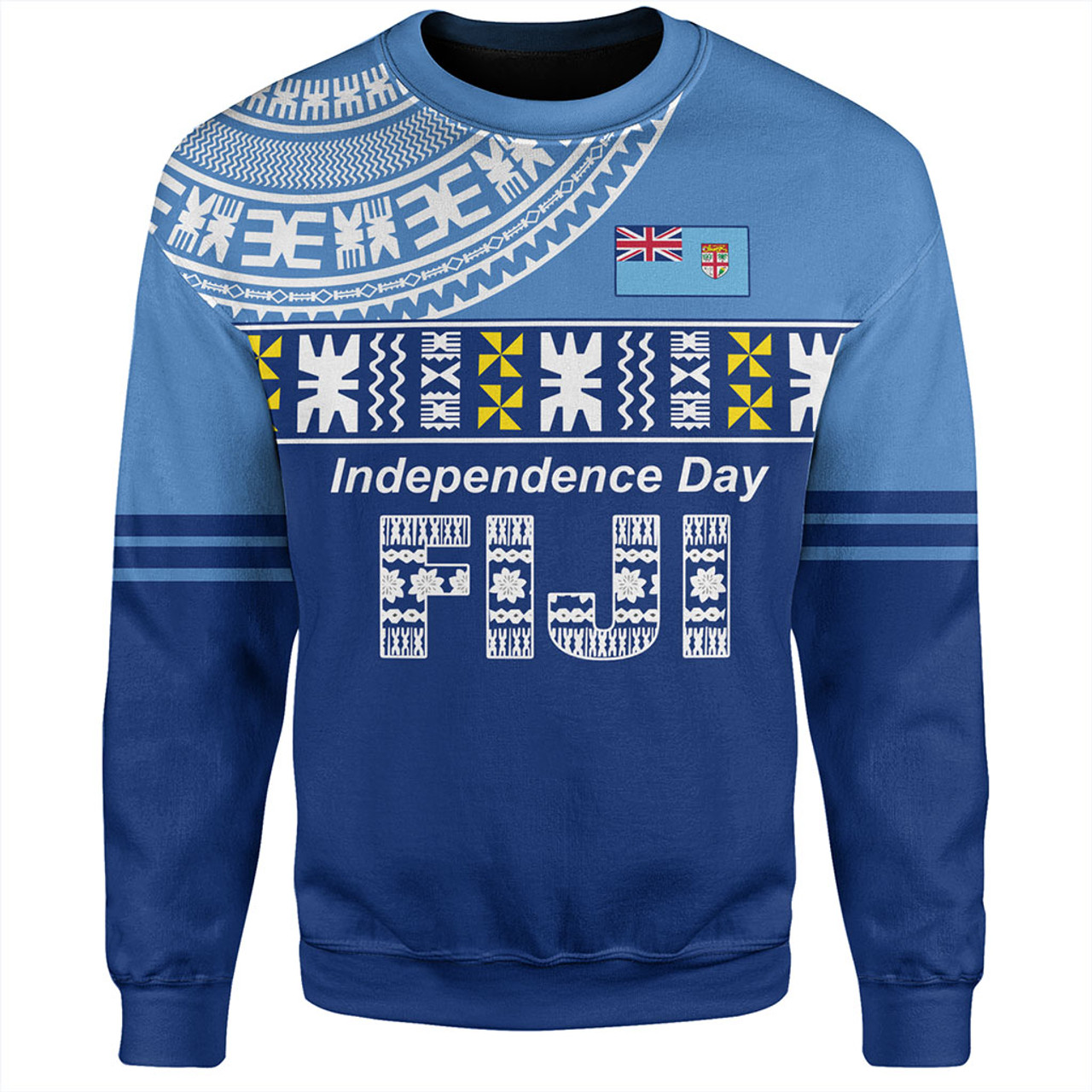 Fiji Sweatshirt Bula Fijian Independence Day