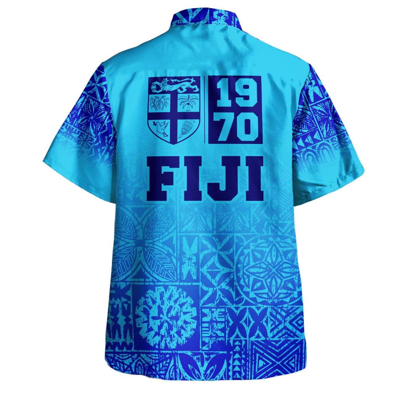 Fiji Hawaiian Shirt Fiji Independence 1970 Tapa Style