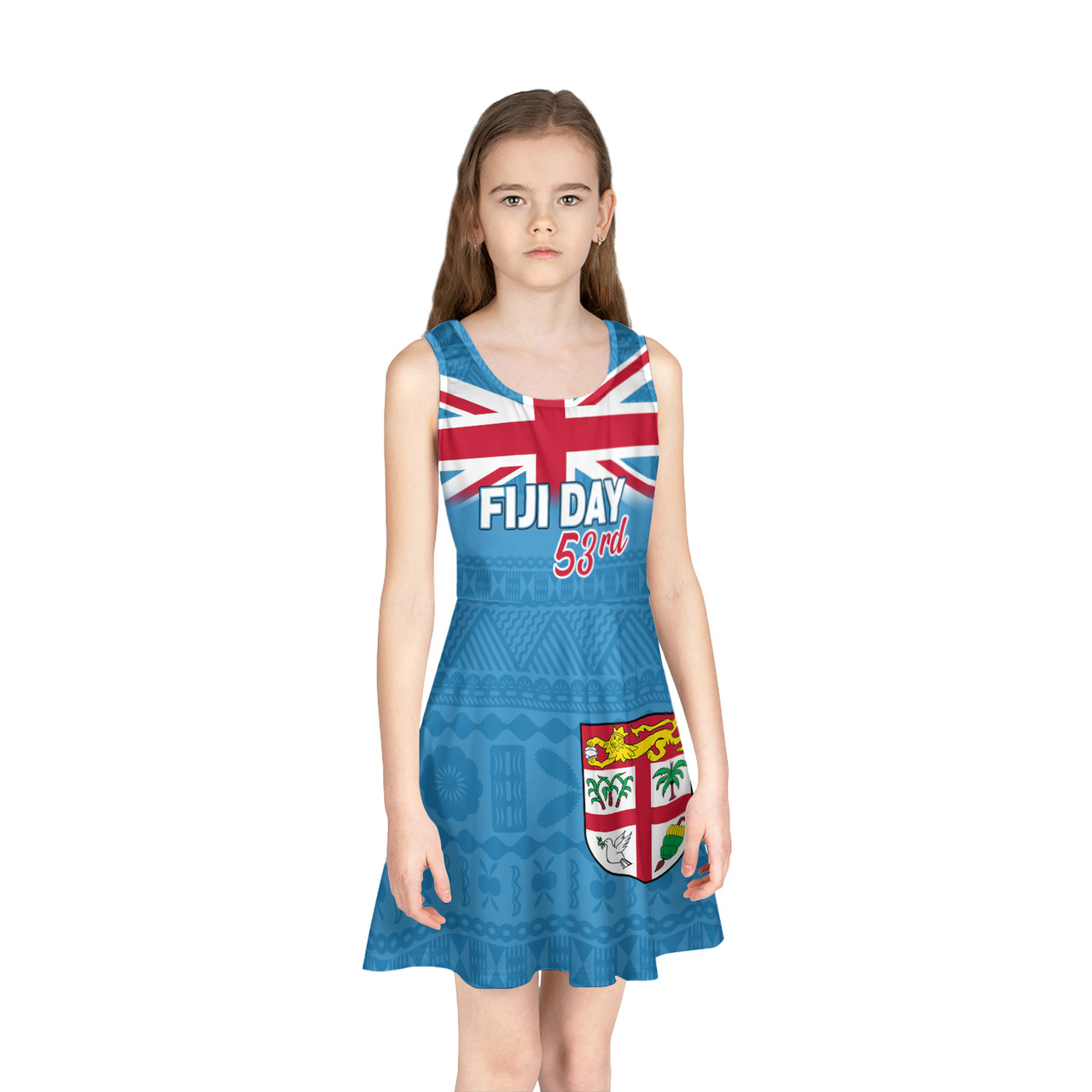 Fiji Girls Sleeveless Sundress  Independence Day 2023