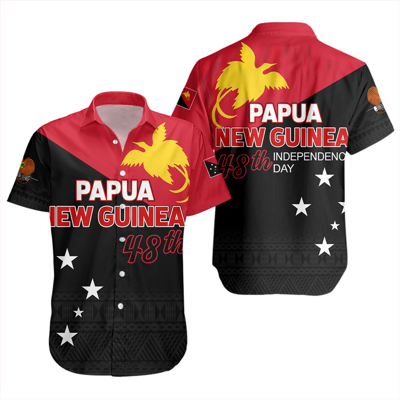 Papua New Guinea Short Sleeve Shirt Independence Day 2023