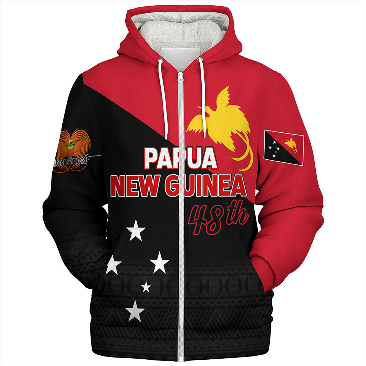 Papua New Guinea Sherpa Hoodie Independence Day 2023