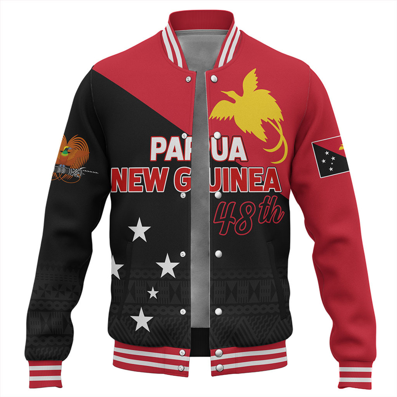 Papua New Guinea Baseball Jacket Independence Day 2023