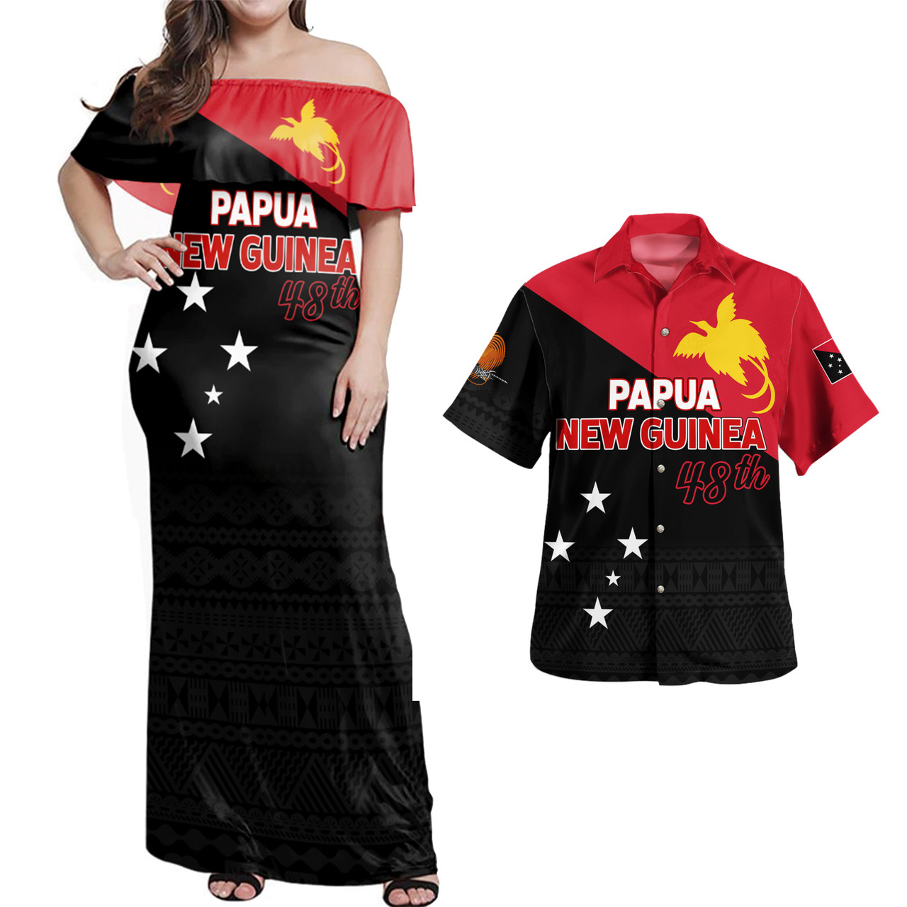 Papua New GuineaCombo Dress And Shirt Independence Day 2023