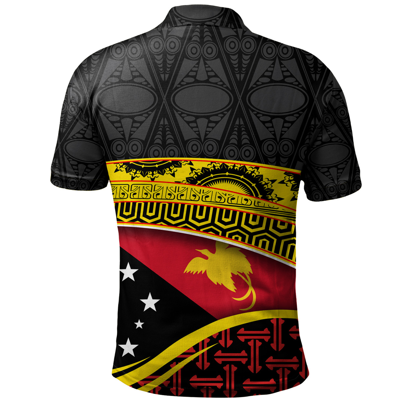 Papua New Guinea Custom Personalized Polo Shirt With Tribal Motif