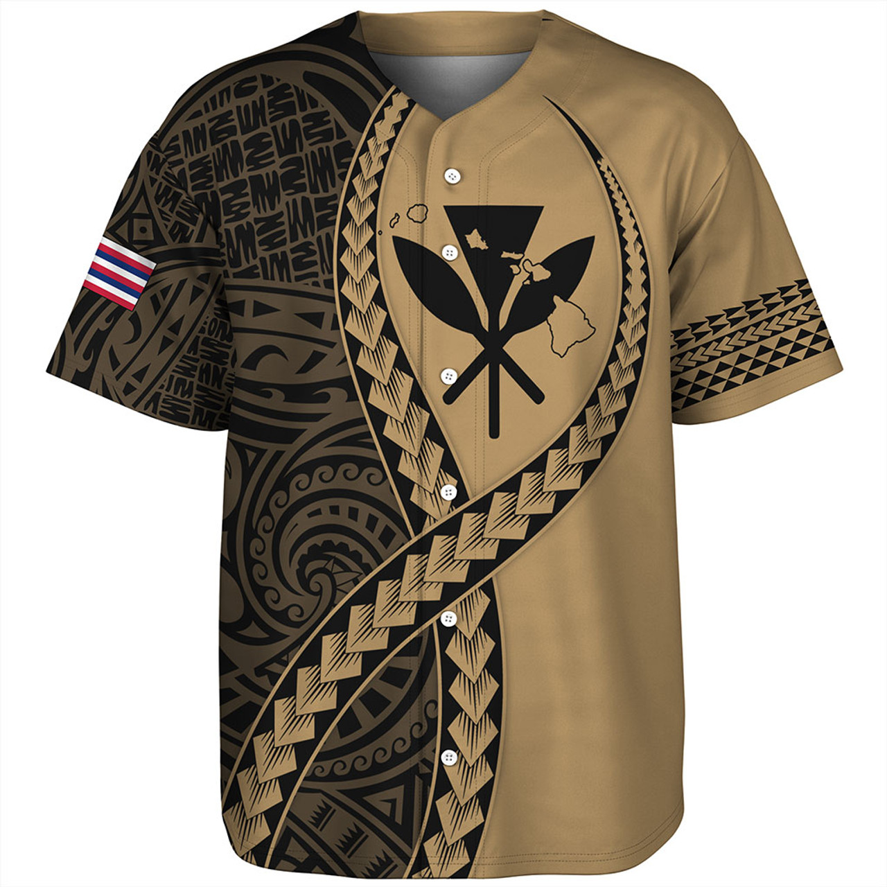 Hawaii Baseball Shirt Tribal Polynesian In My Heart