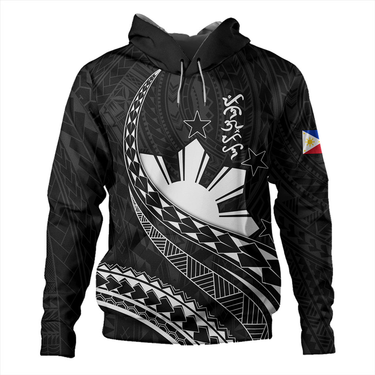 Philippines Filipinos Hoodie Tribal Polynesian Artist Style