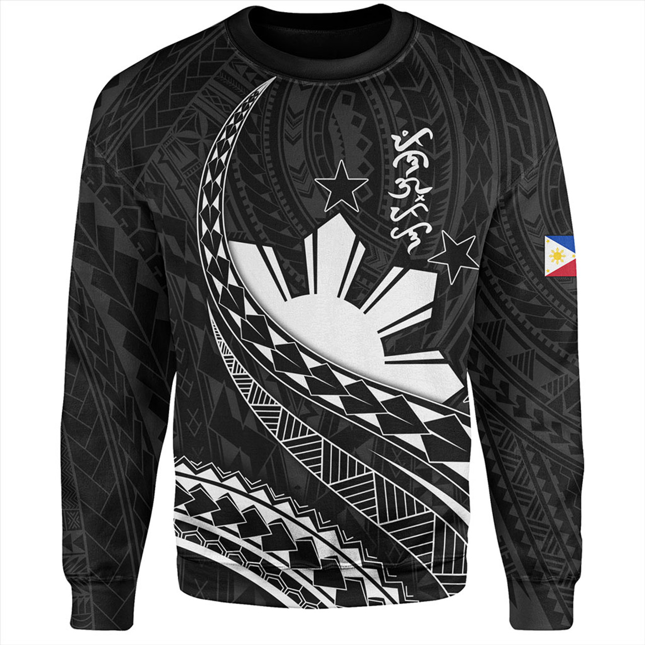 Philippines Filipinos Sweatshirt Tribal Polynesian Artist Style