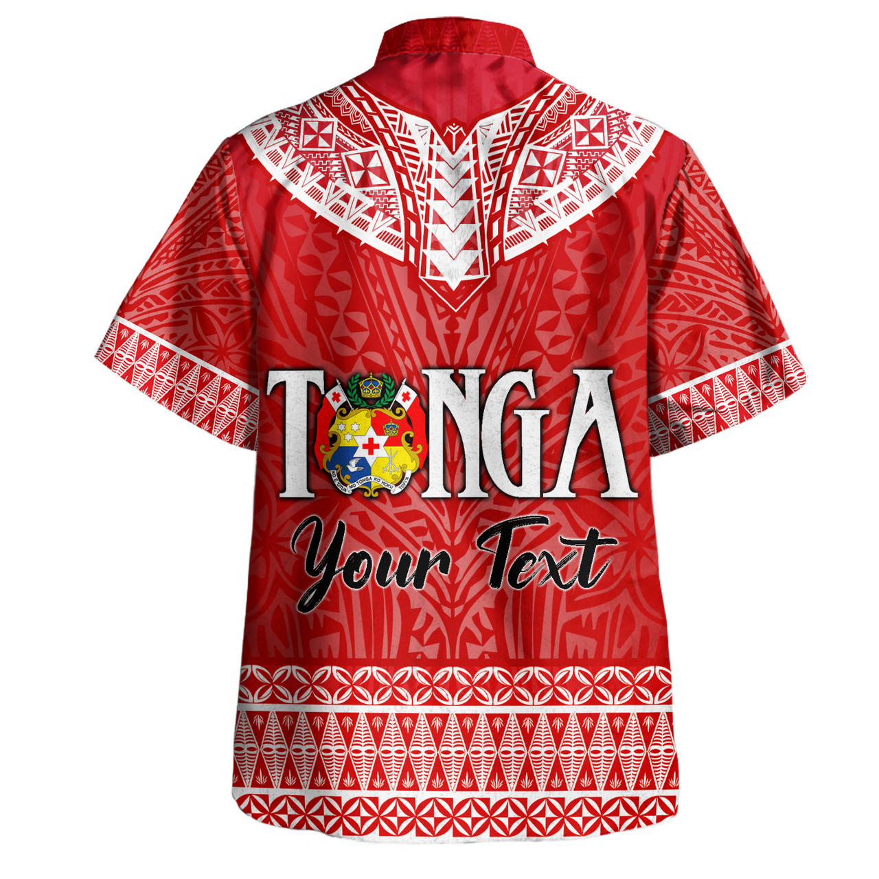 Tonga Custom Personalised Hawaiian Shirt Happy National Day