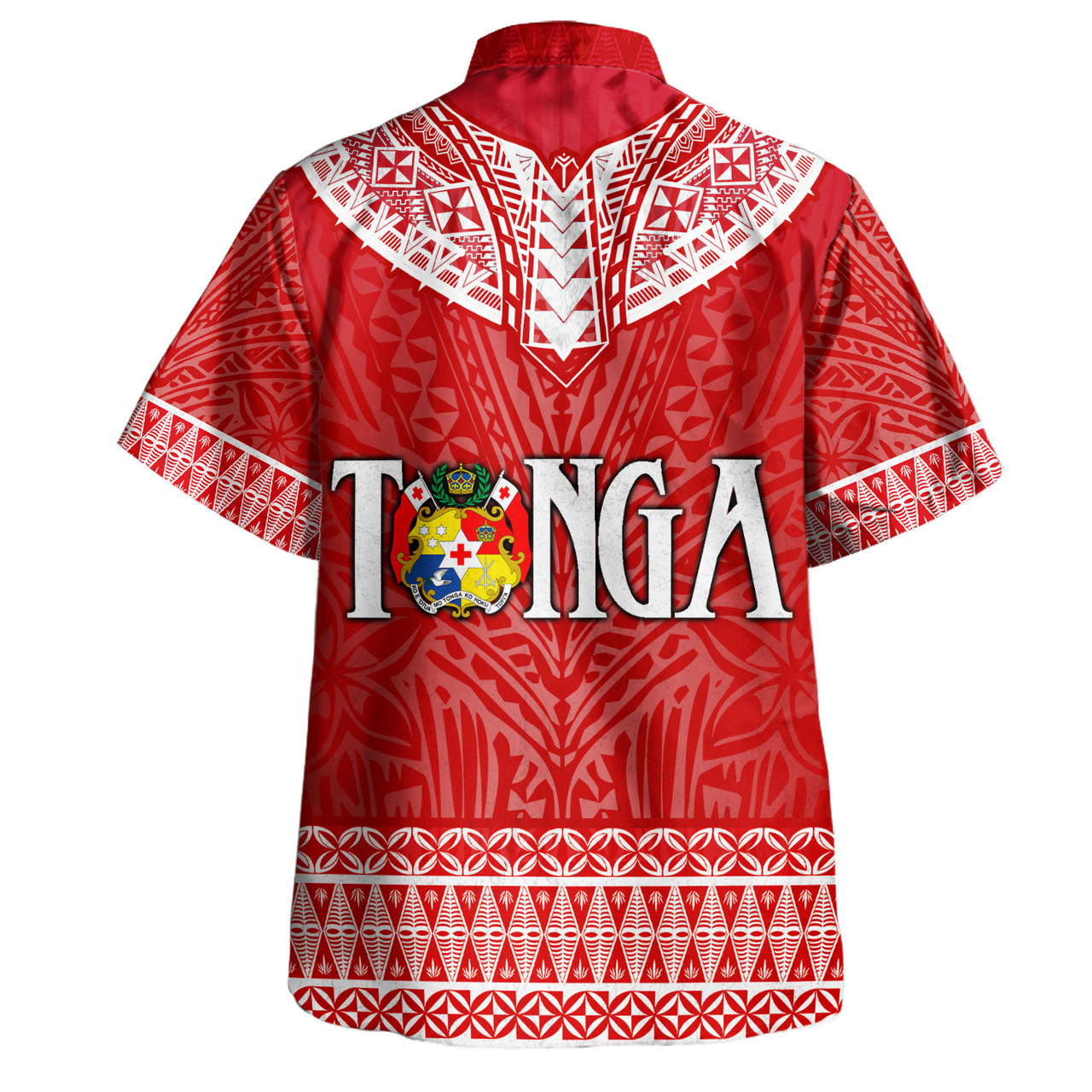Tonga Custom Personalised Hawaiian Shirt Happy National Day